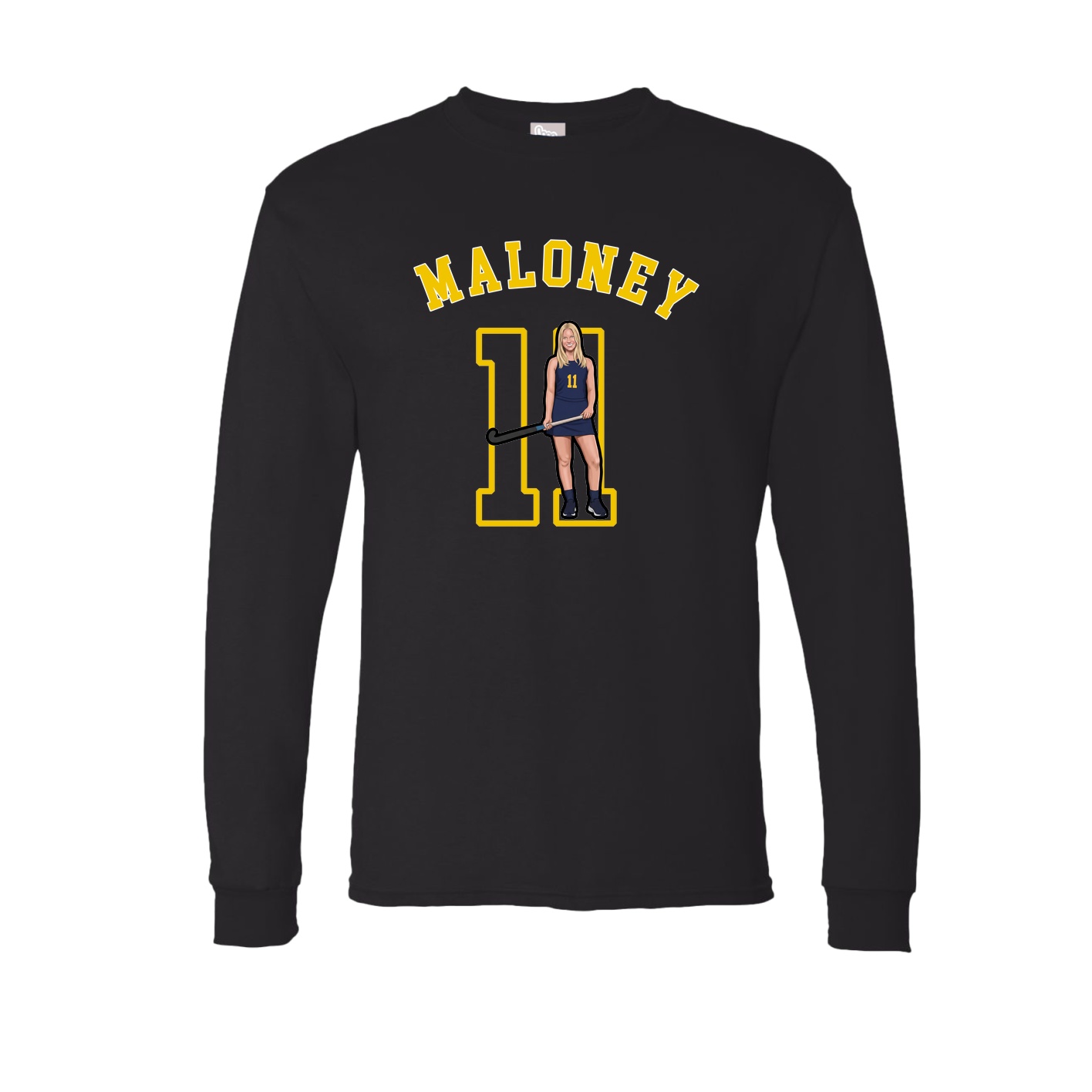 Long Sleeve Tee — Shirsey Arch in Black