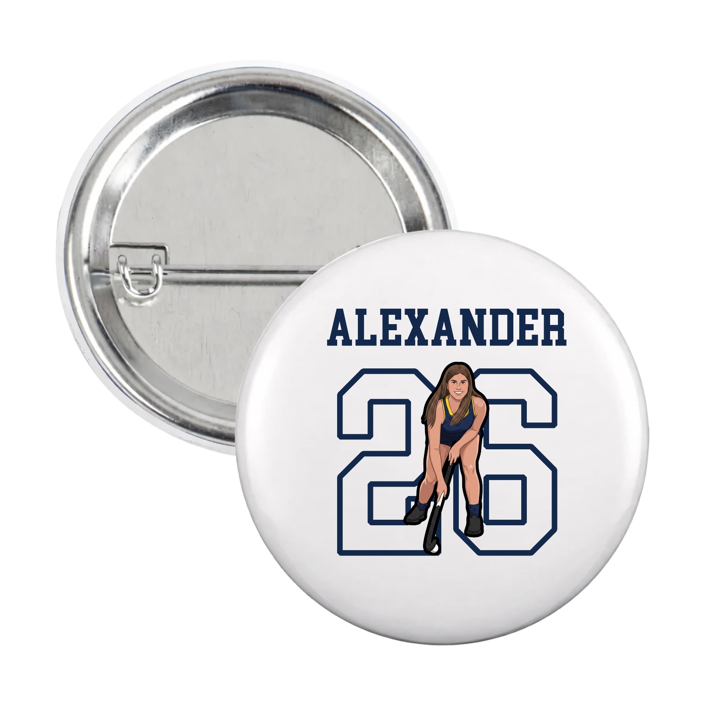 Game Day Button — Shirsey in White