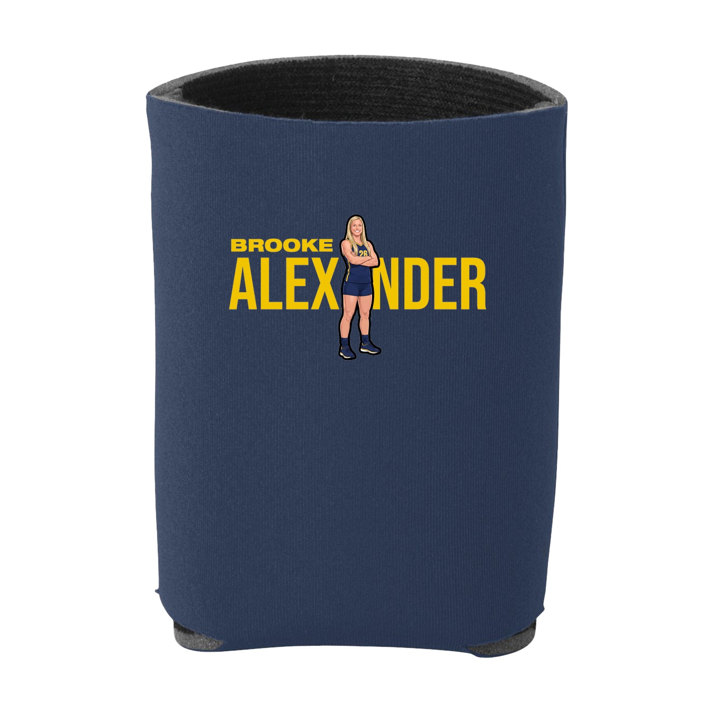 Can Holder — Player Name in Navy