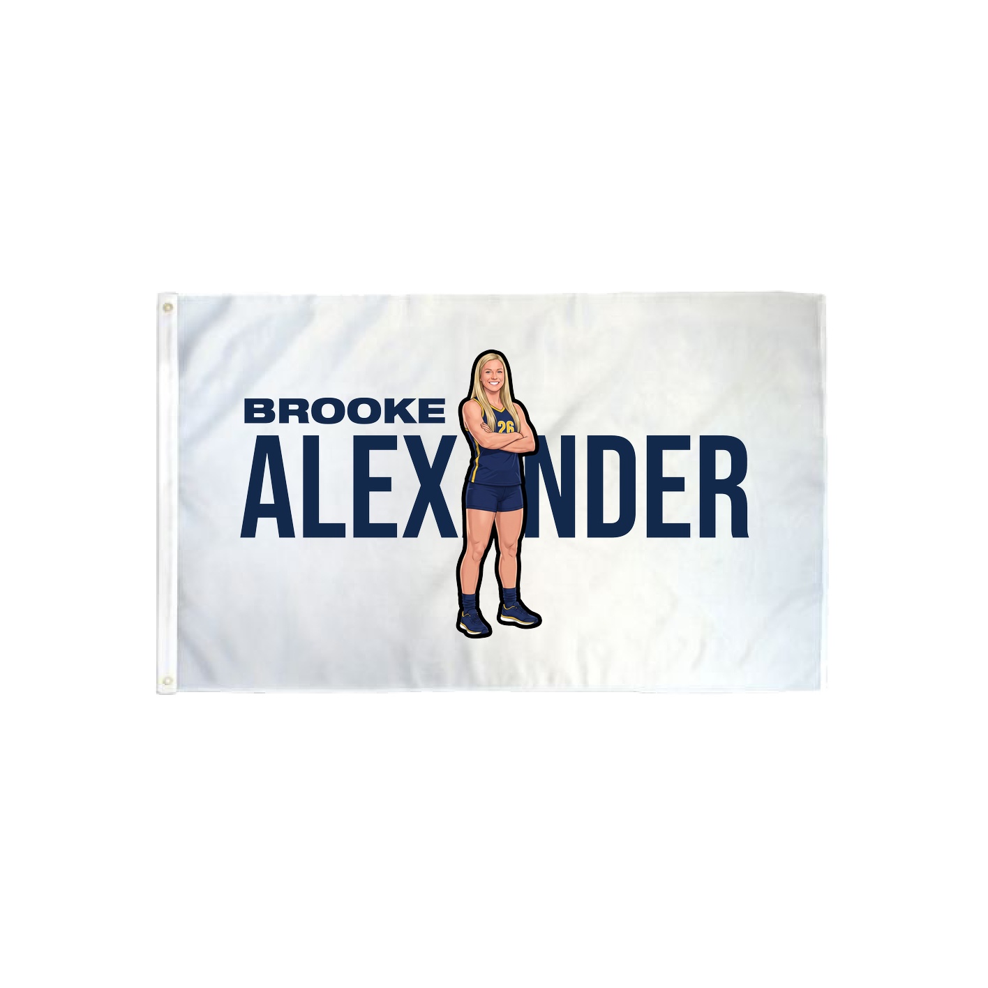 3x5 Flag — Player Name in Classic