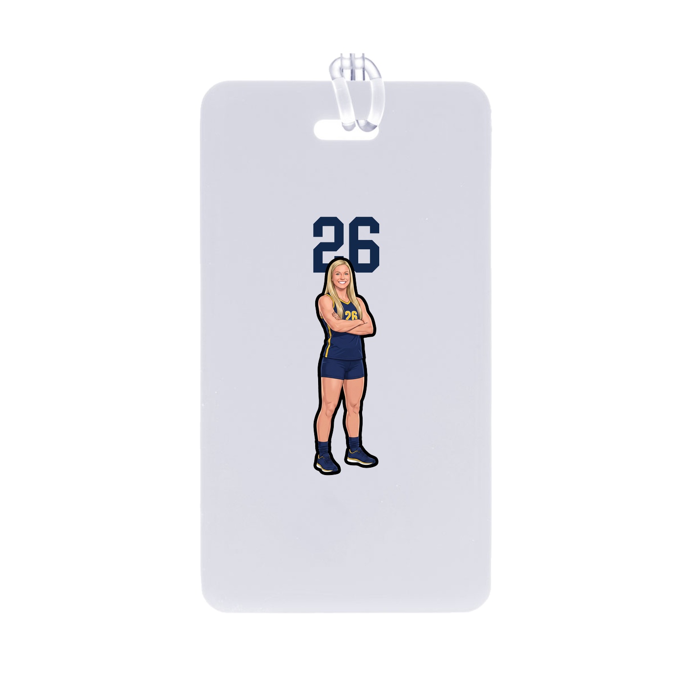 Bag Tag — Number Top in Classic