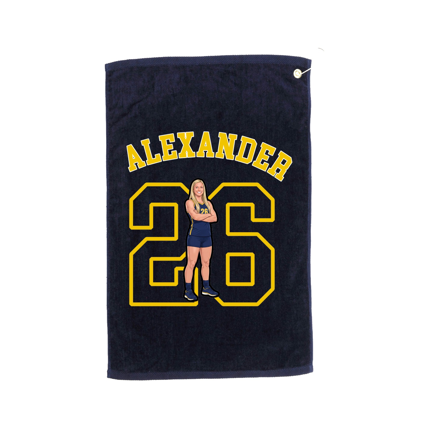 Golf Towel — Shirsey Arch in Navy