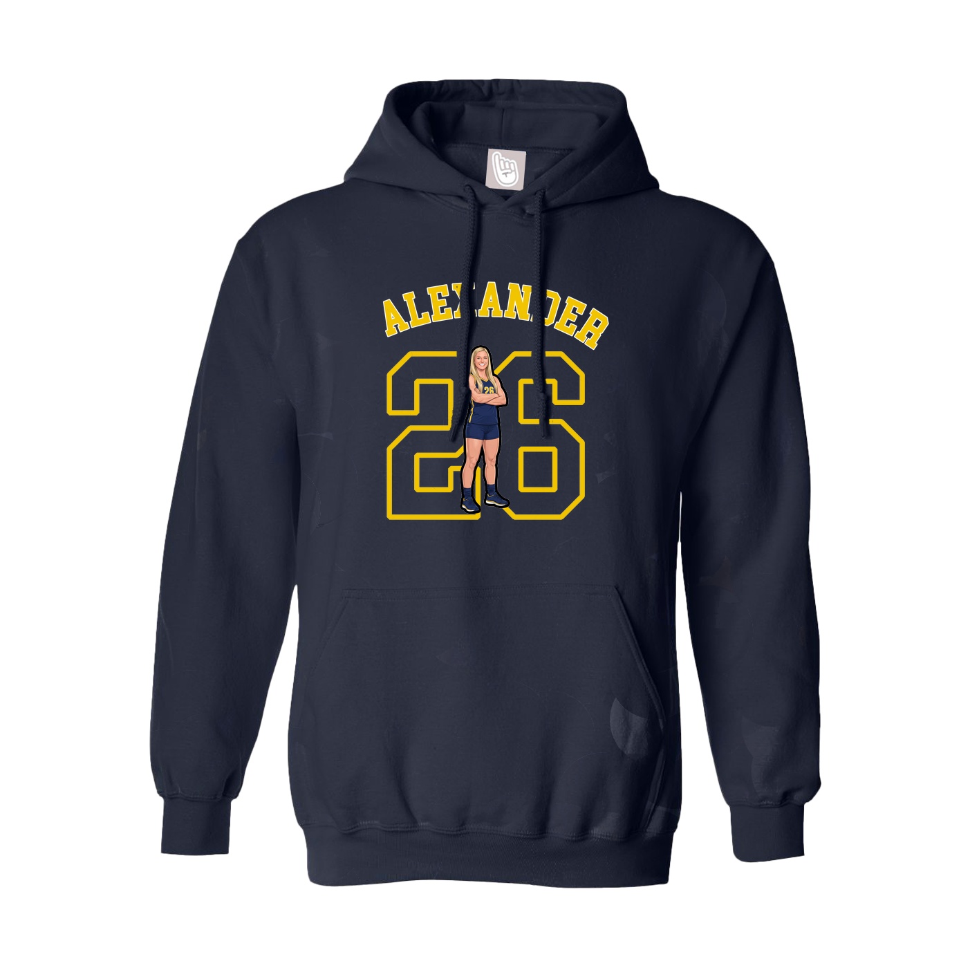 Hoodie — Shirsey Arch in Navy
