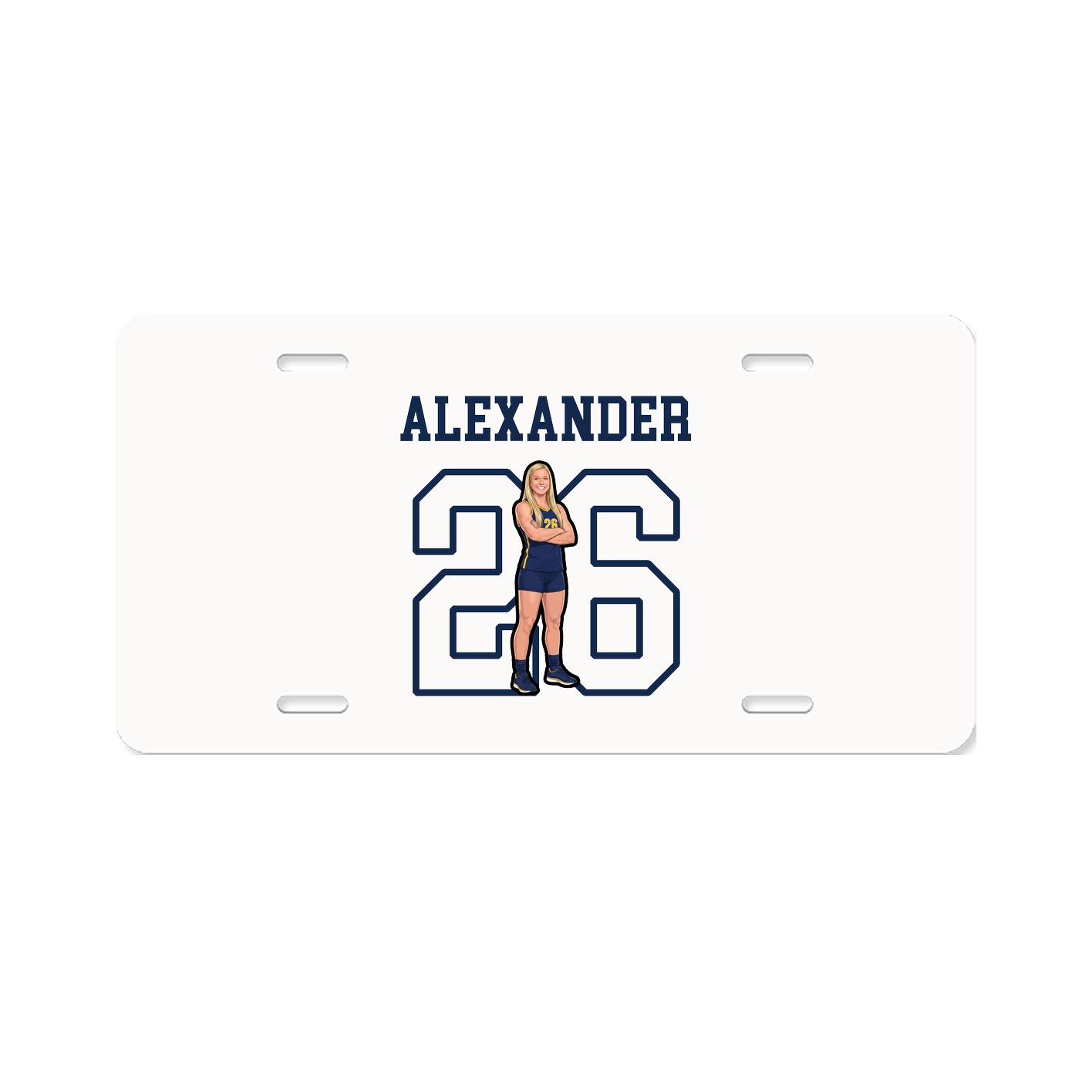 License Plate — Shirsey in Classic