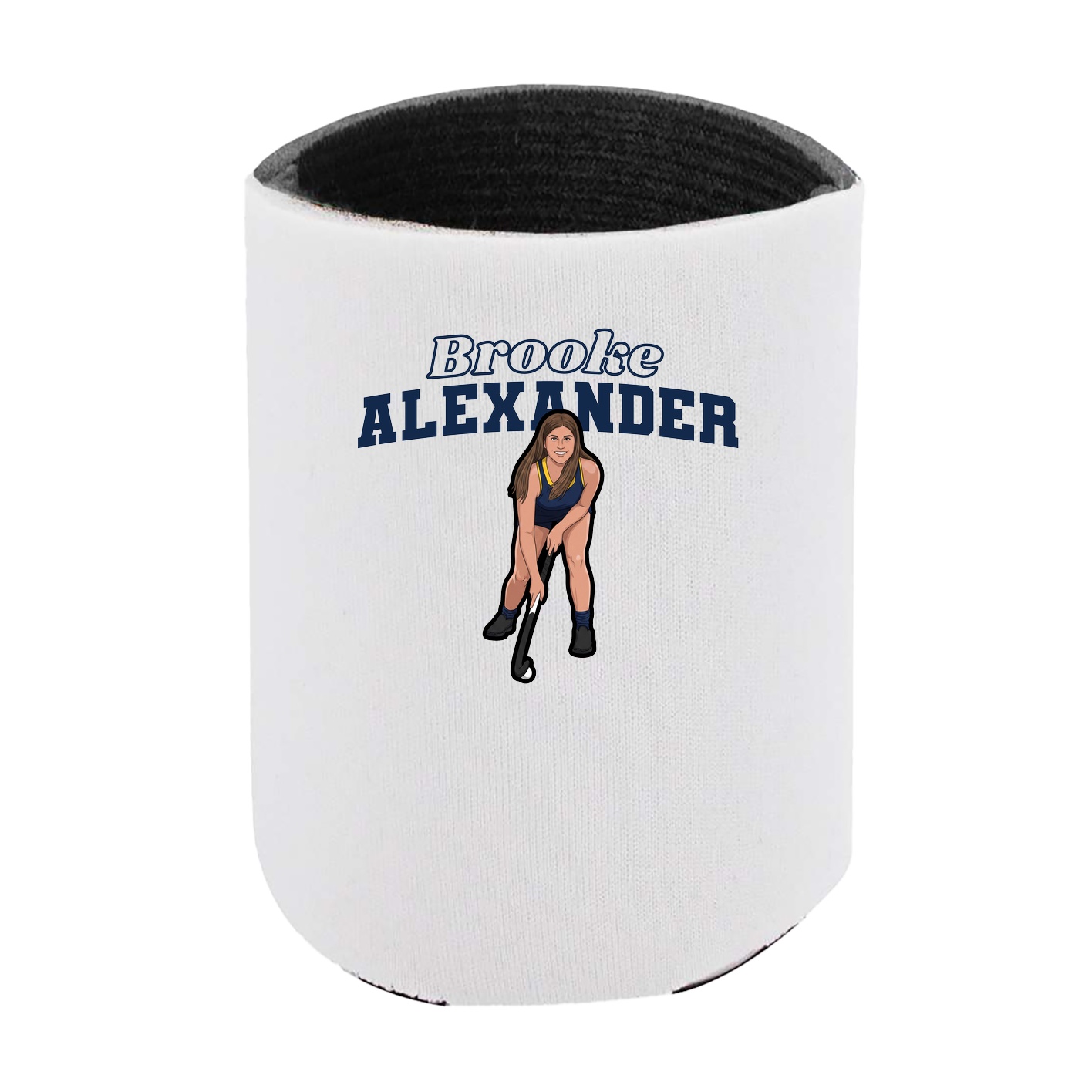 Can Holder — Name Arch in White