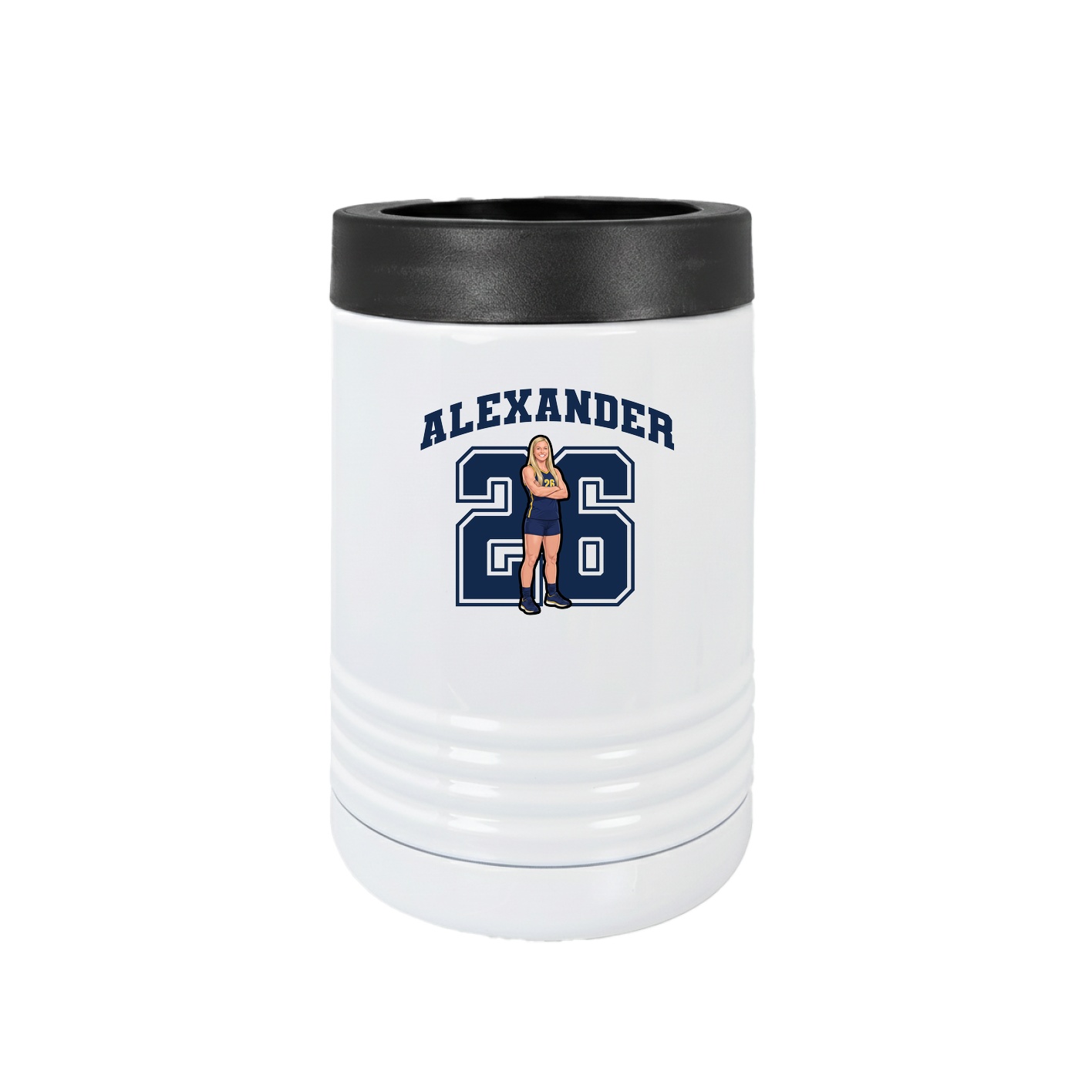 Beverage Holder — Number in White