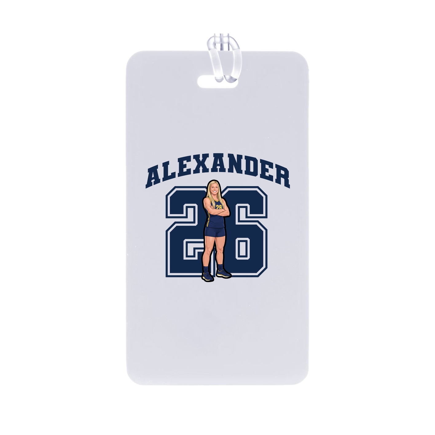 Bag Tag — Number in Classic