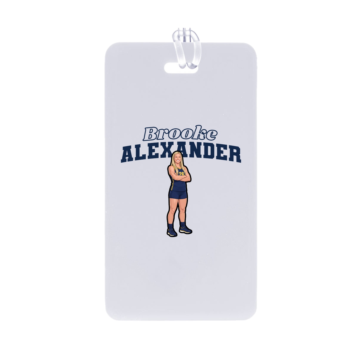 Bag Tag — Name Arch in Classic