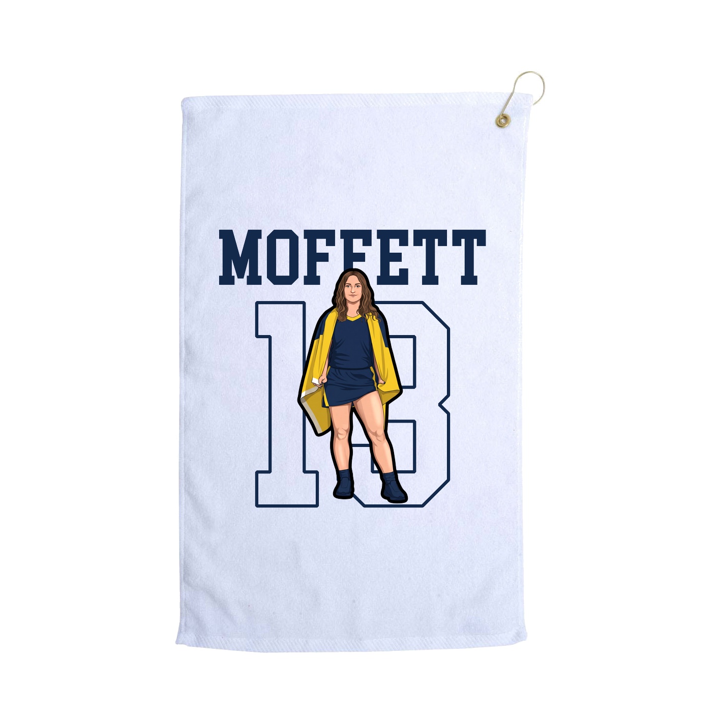 Golf Towel — Shirsey in White