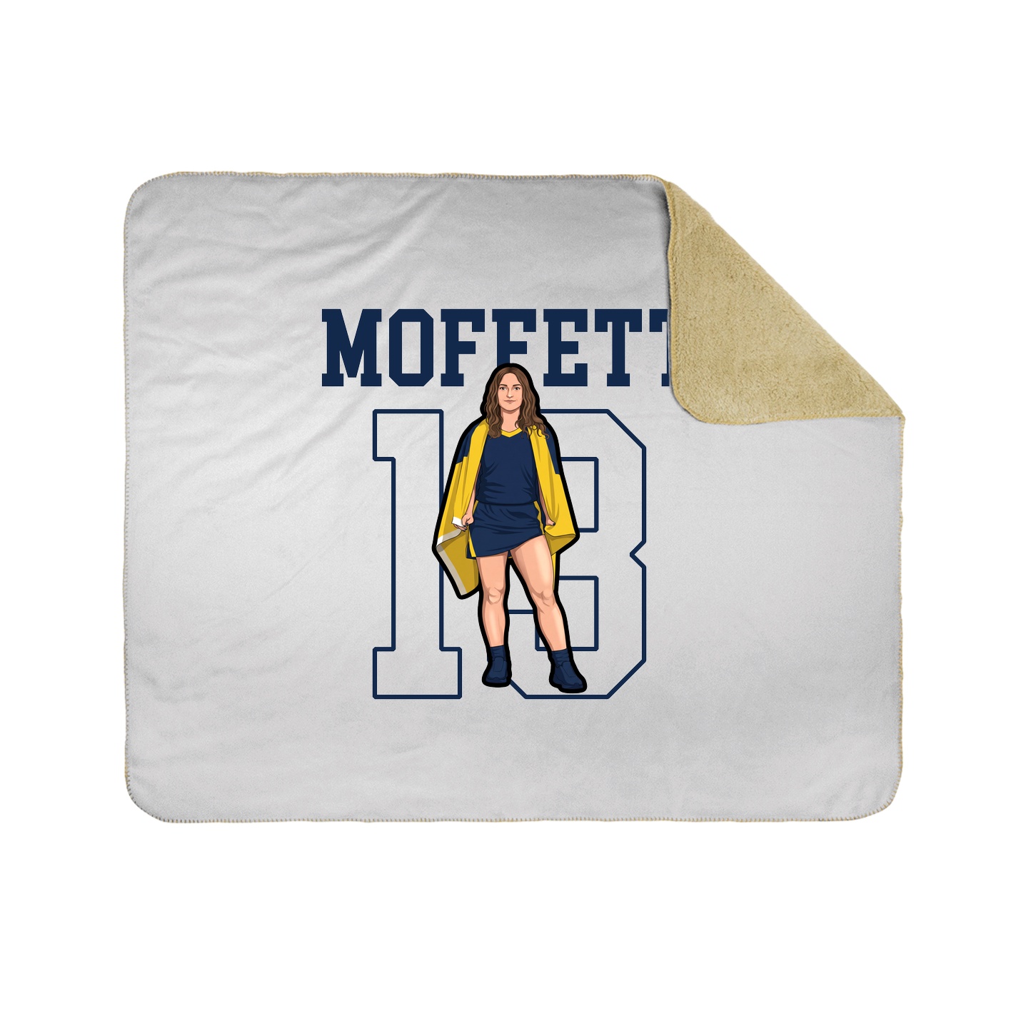 Throw Blanket — Shirsey in White