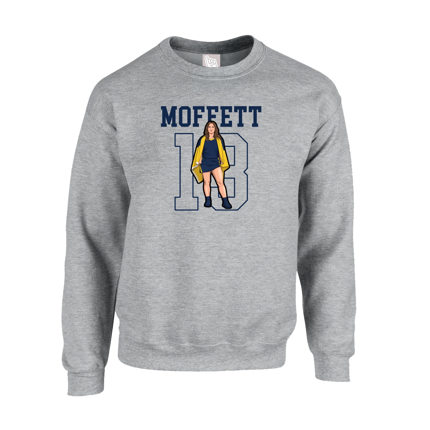 Fleece Crew — Shirsey in Grey