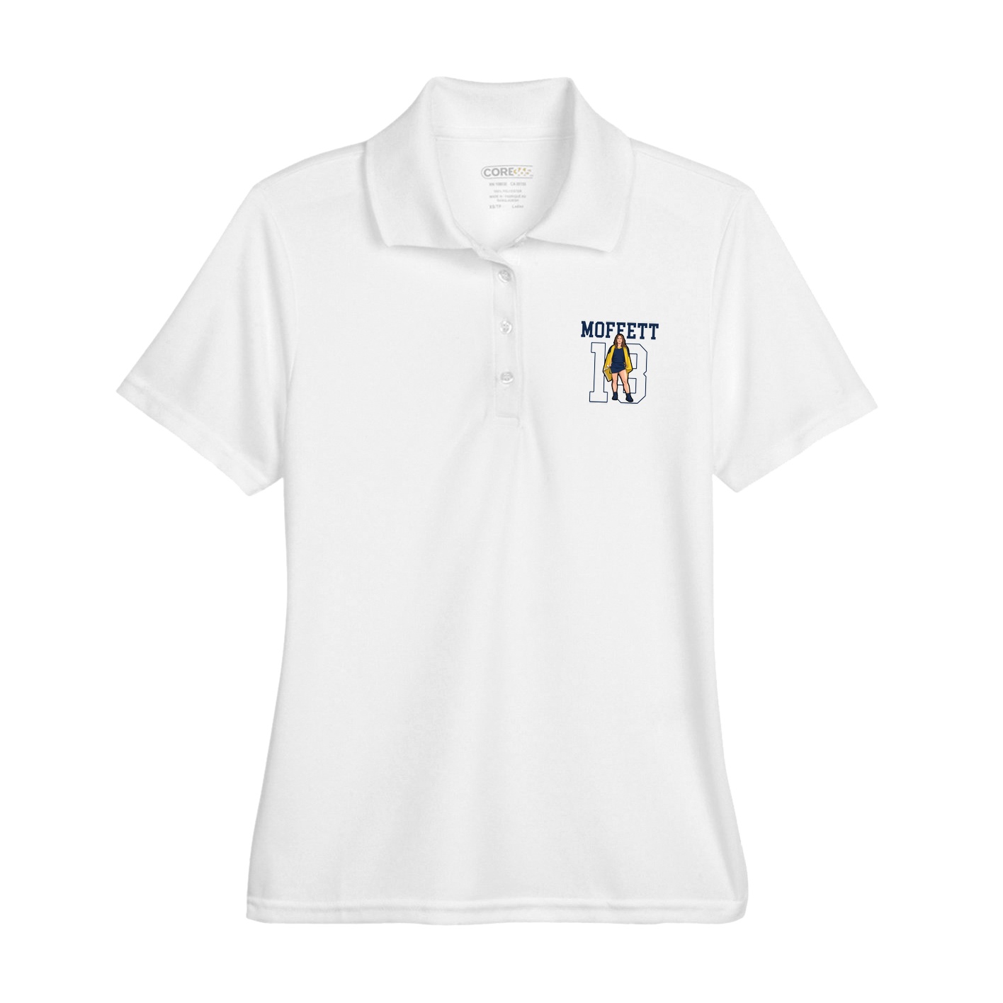 Womens Performance Polo — Shirsey in White