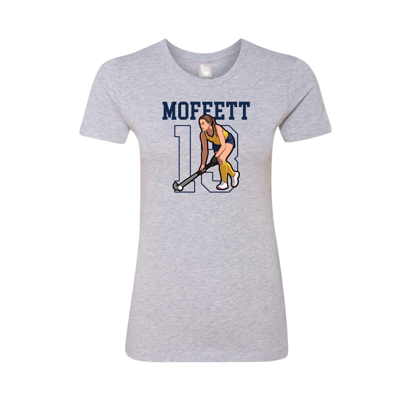 Fitted Women's Tee — Shirsey in Grey