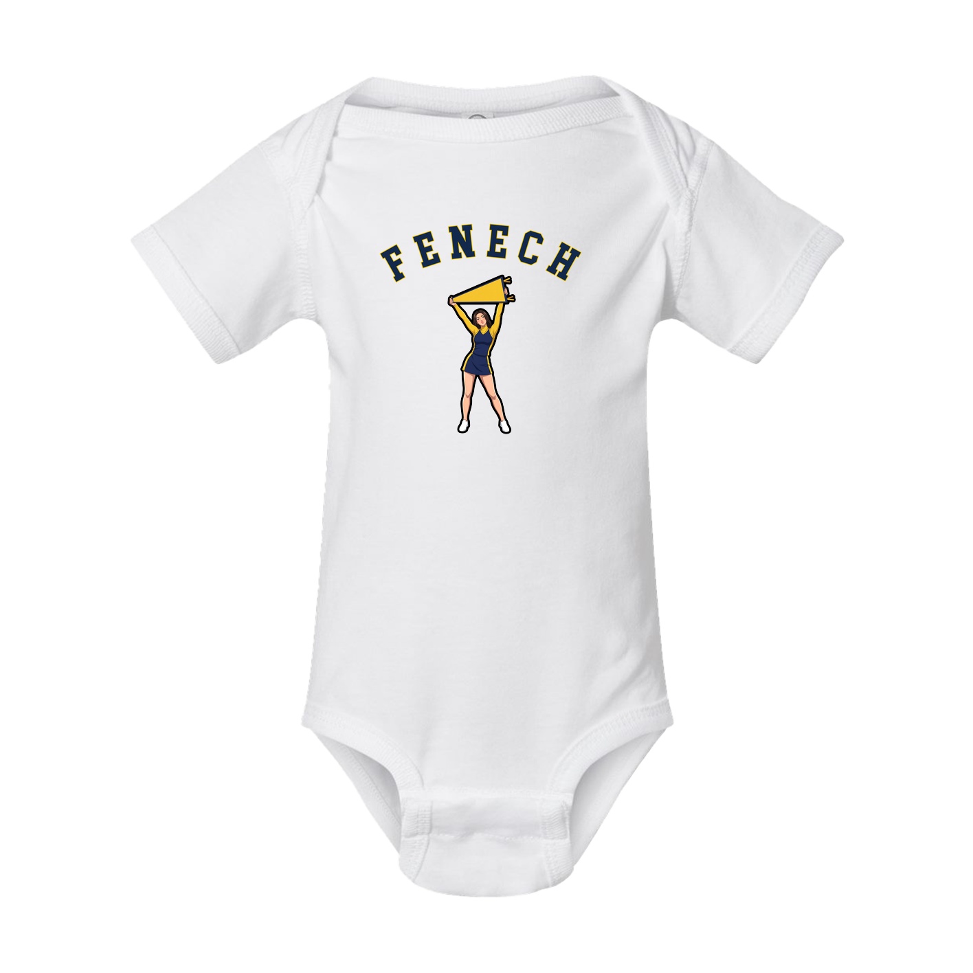 Baby Onesie — Shirsey Arch in White