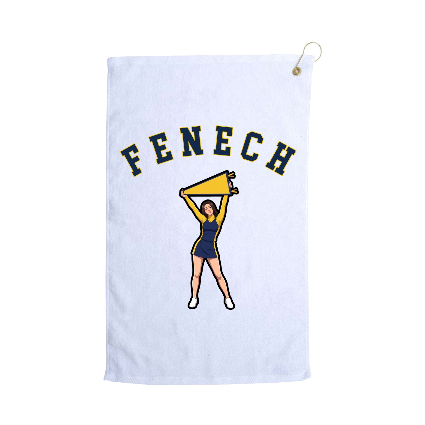 Golf Towel — Shirsey Arch in White