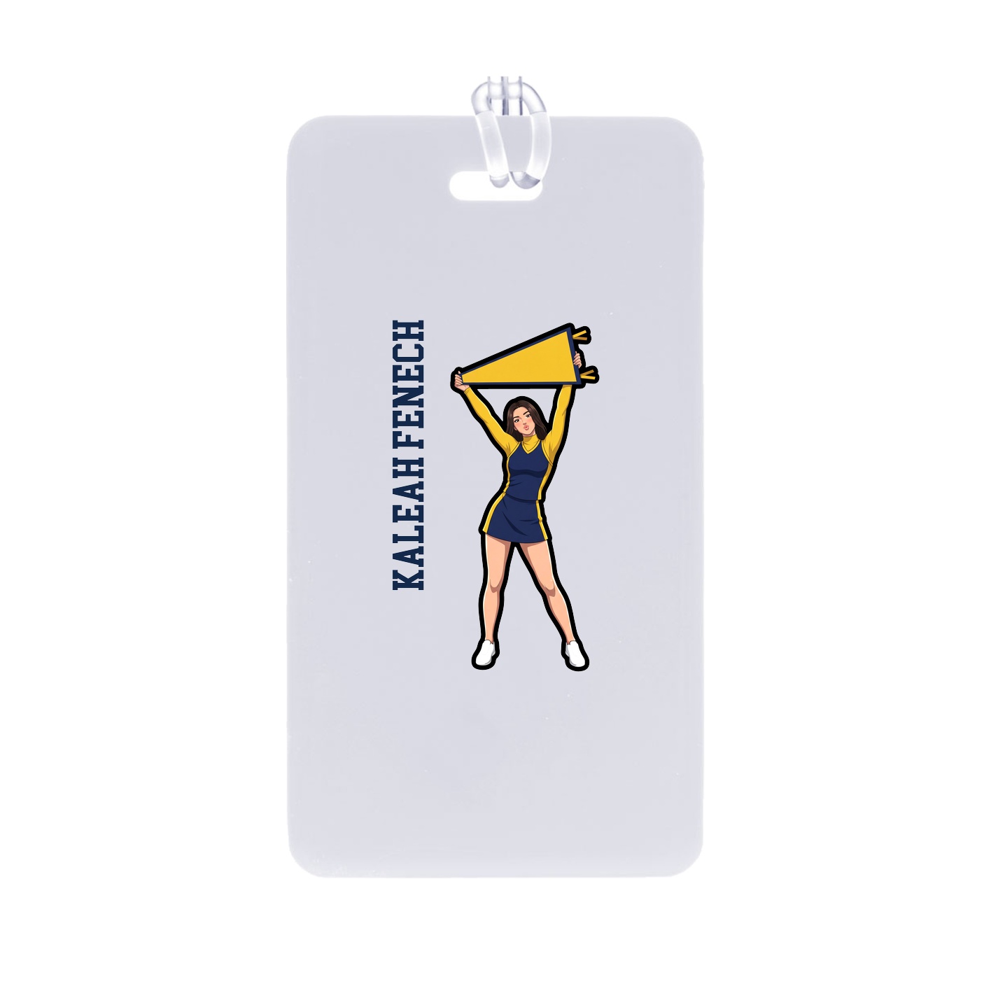 Bag Tag — Name Vertical in Classic