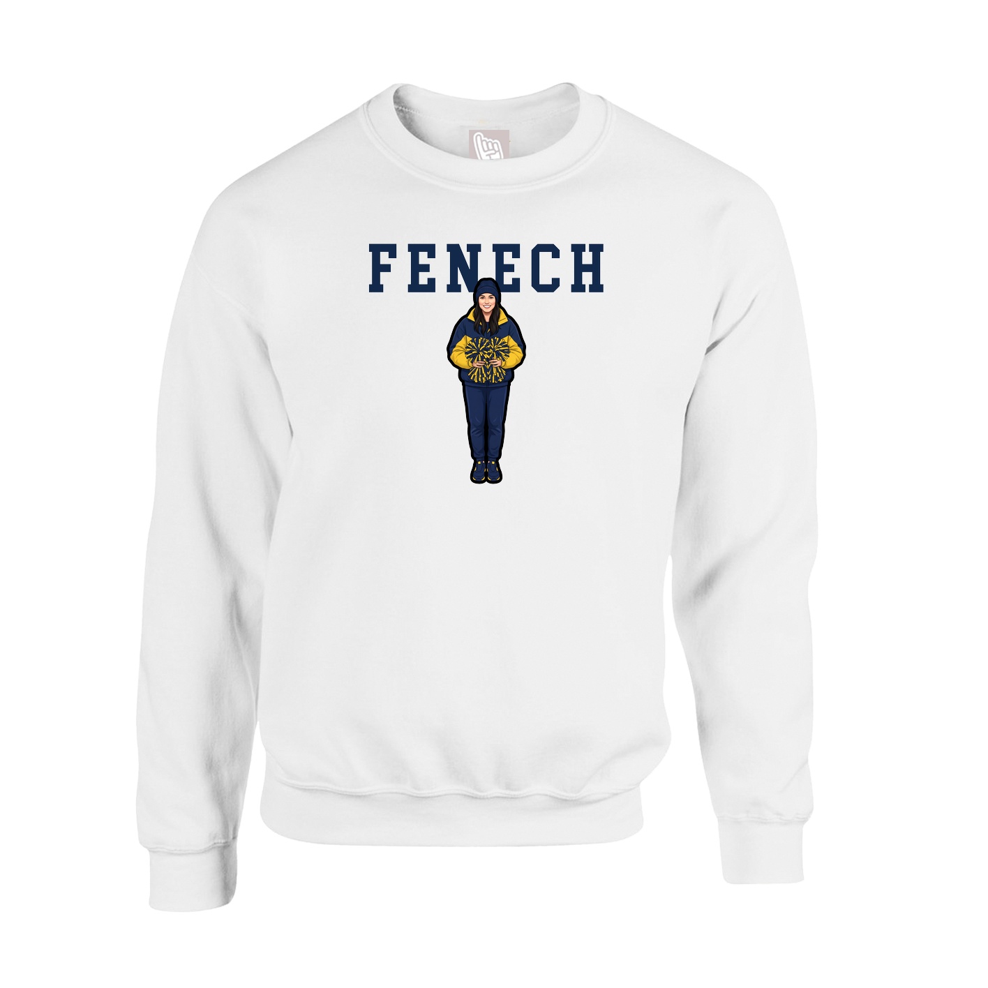 Fleece Crew — Shirsey in White