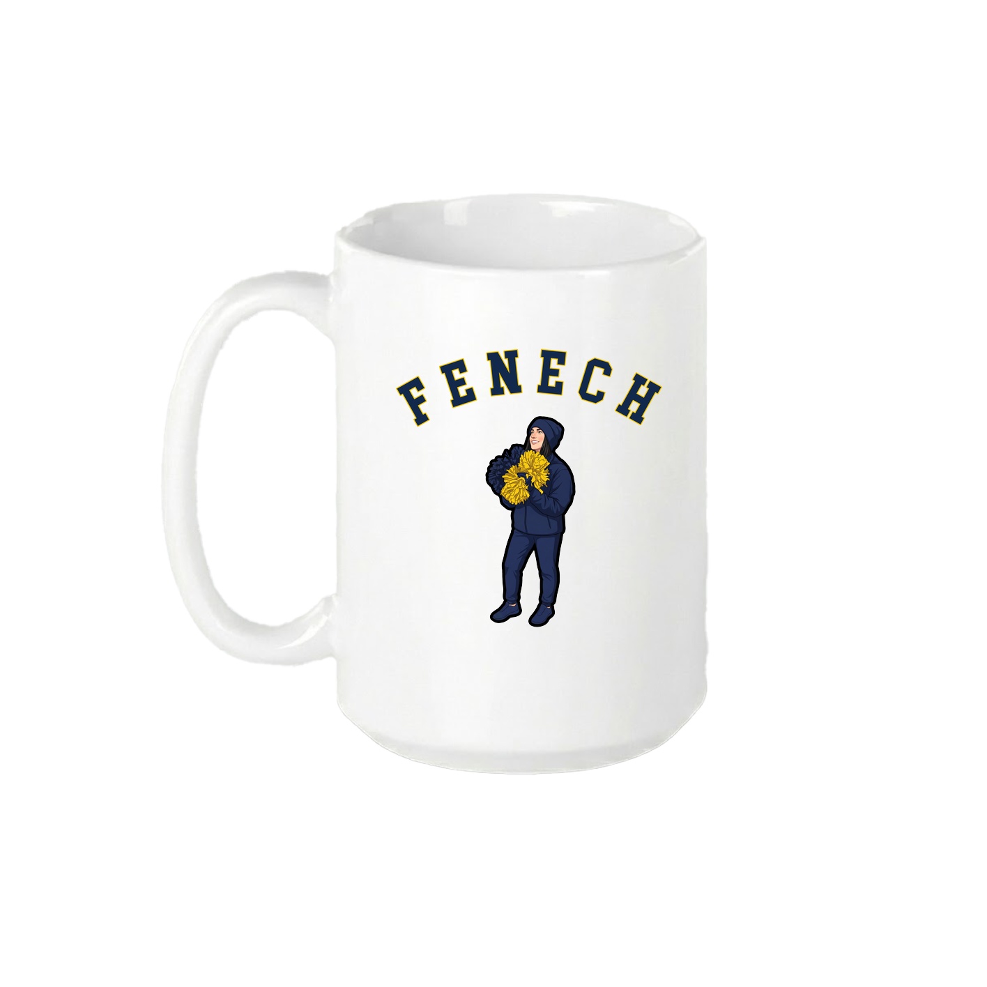 15oz Coffee Mug — Shirsey Arch in White