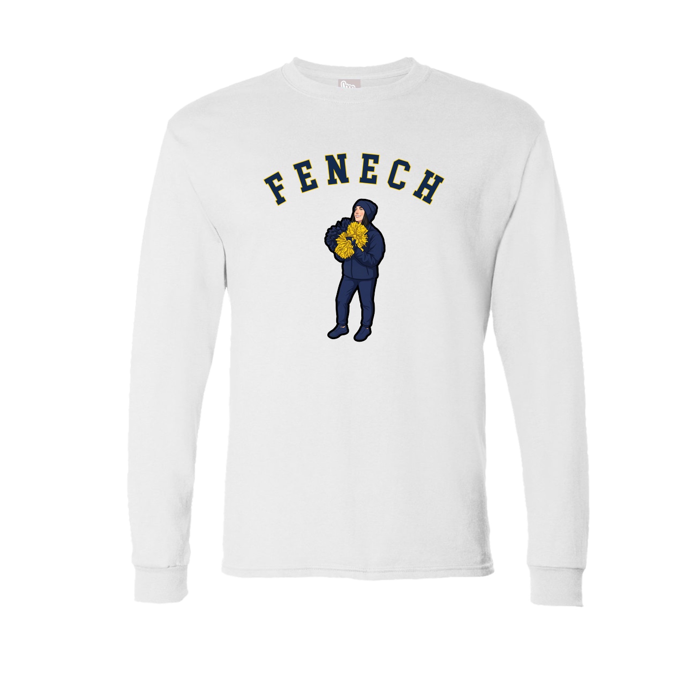 Long Sleeve Tee — Shirsey Arch in White