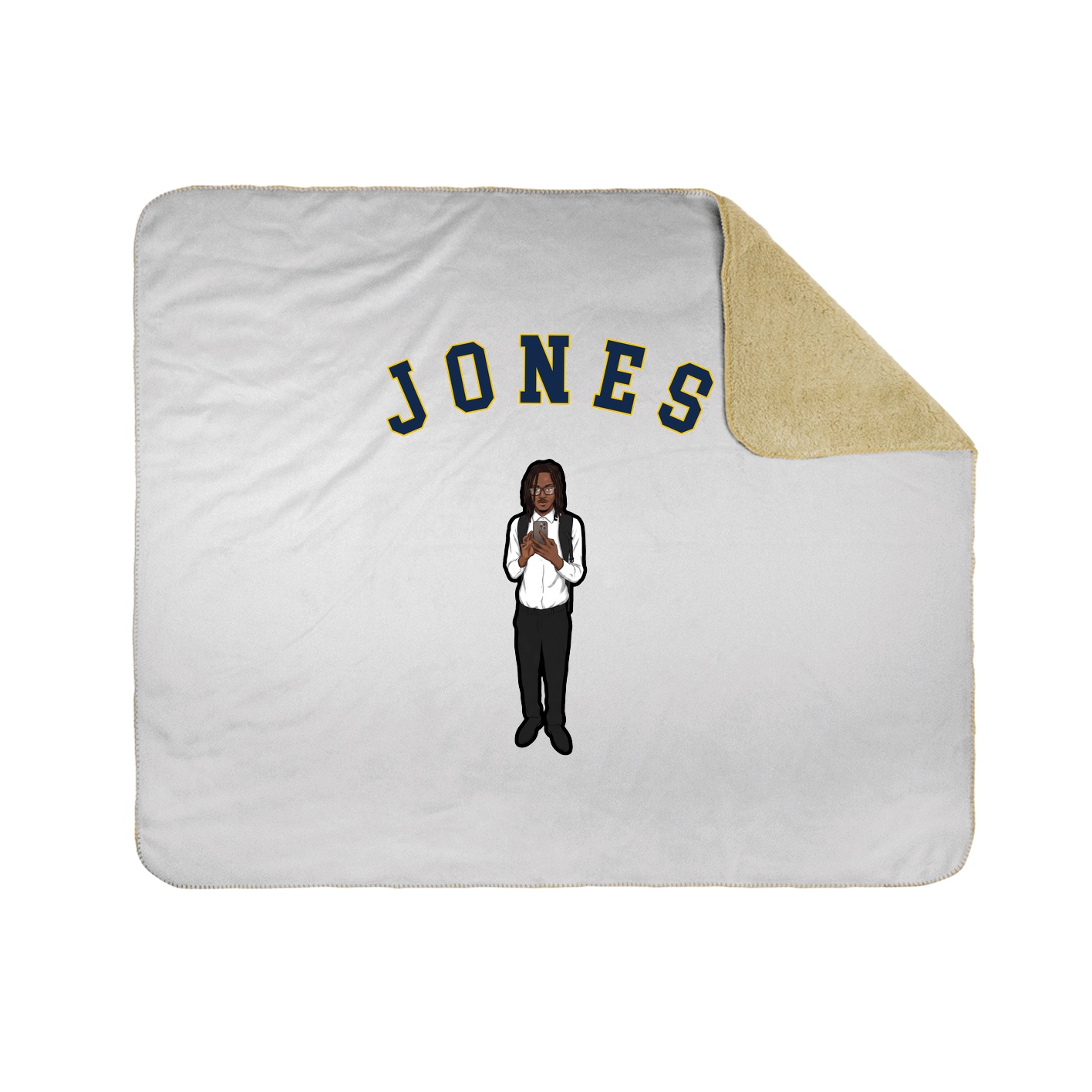 Throw Blanket — Shirsey Arch in White