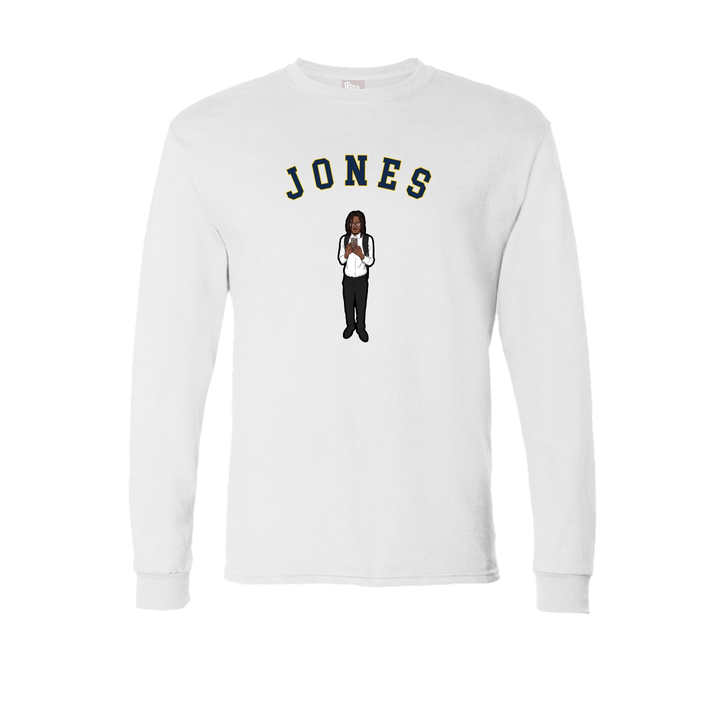 Long Sleeve Tee — Shirsey Arch in White