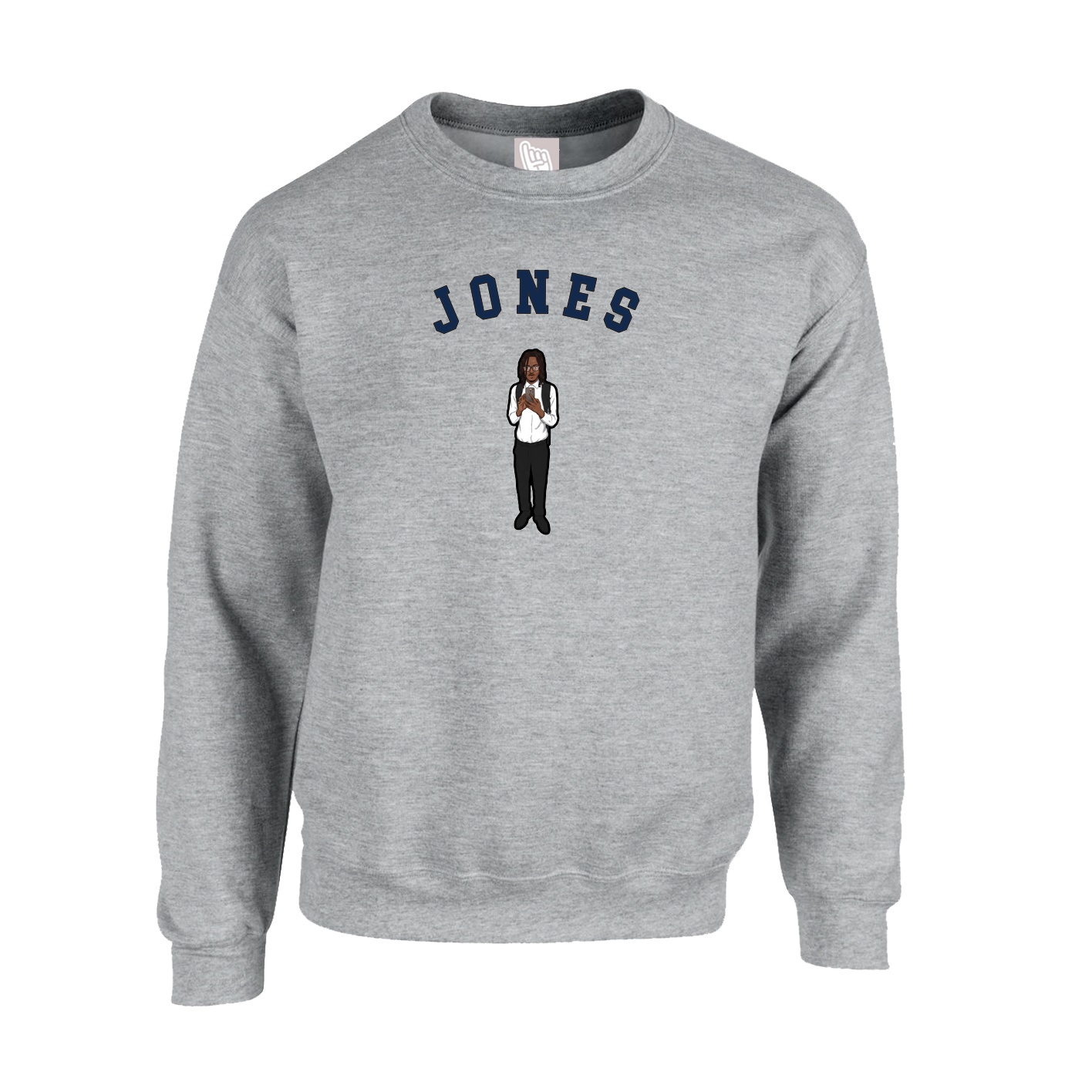 Fleece Crew — Shirsey Arch in Grey
