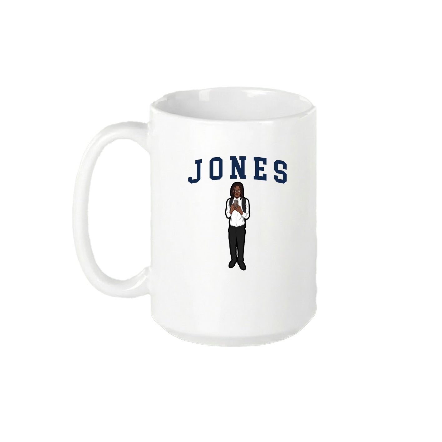 15oz Coffee Mug — Shirsey in White