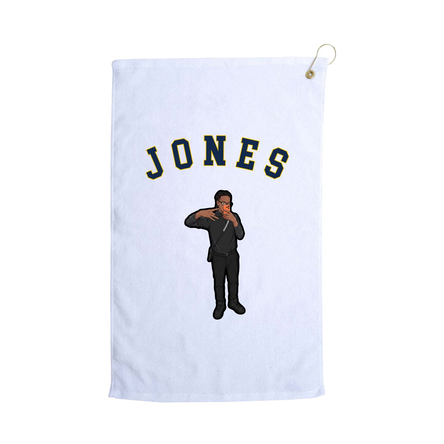Golf Towel — Shirsey Arch in White