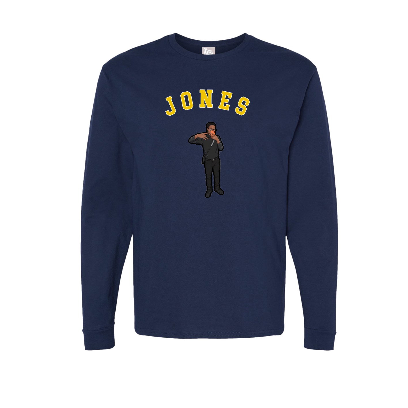 Long Sleeve Tee — Shirsey Arch in Navy