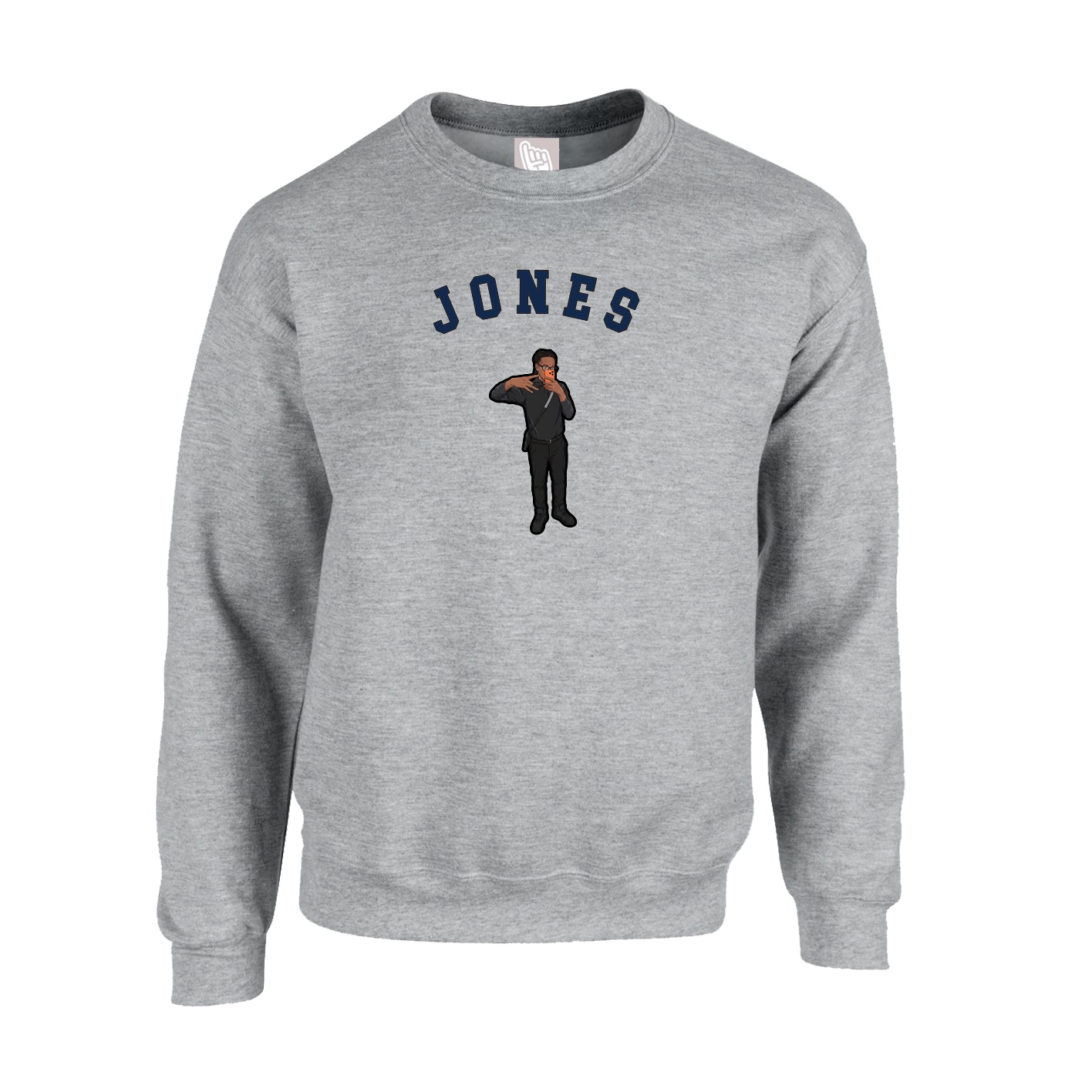 Fleece Crew — Shirsey Arch in Grey