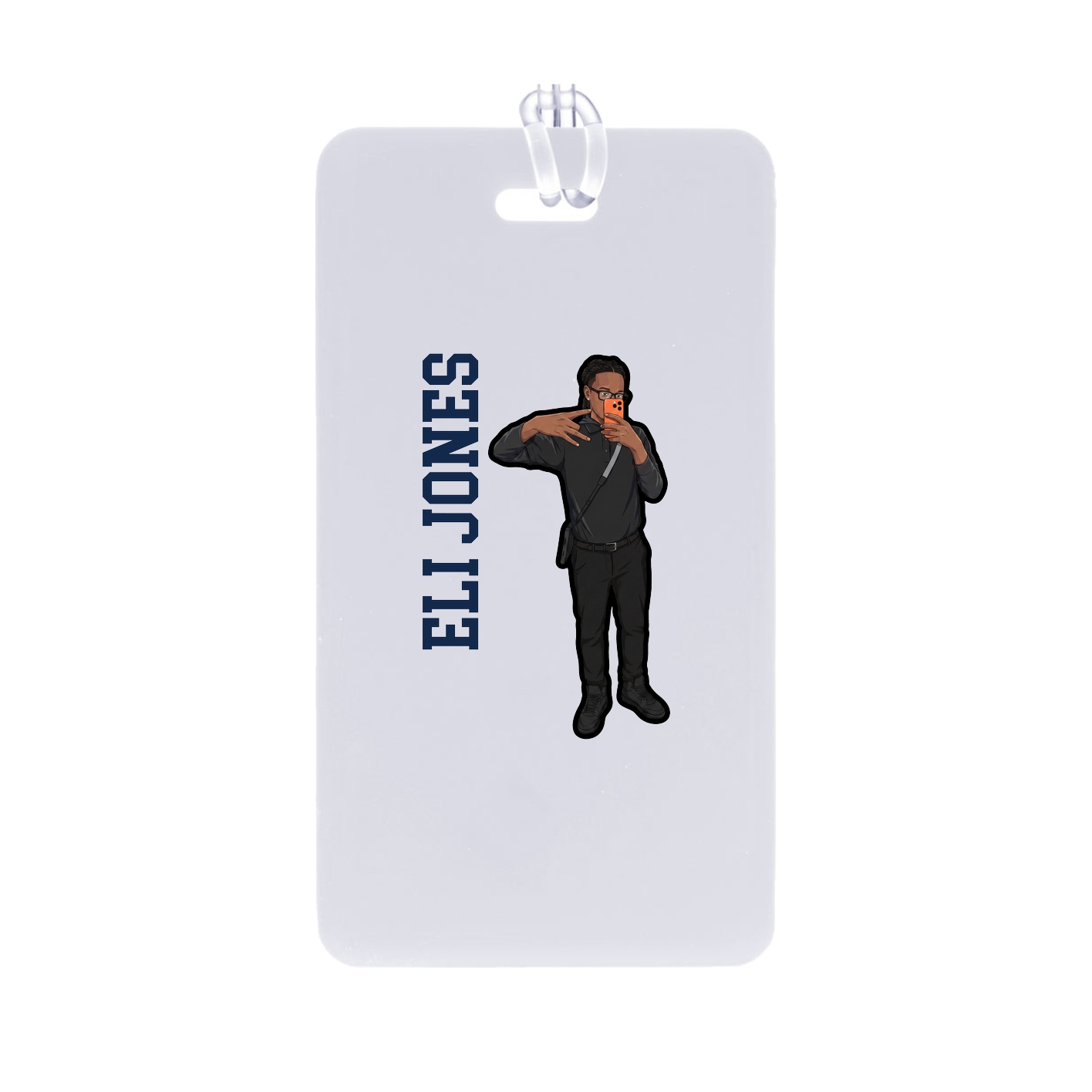 Bag Tag — Name Vertical in Classic