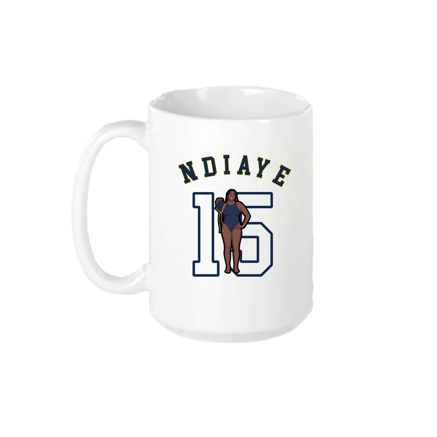 15oz Coffee Mug — Shirsey Arch in White