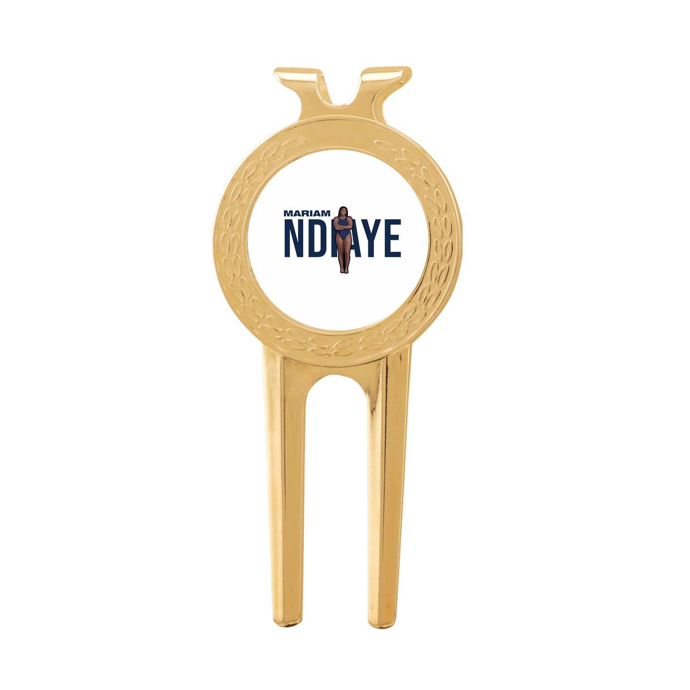 Divot Tool with Ball Marker — Player Name in Classic