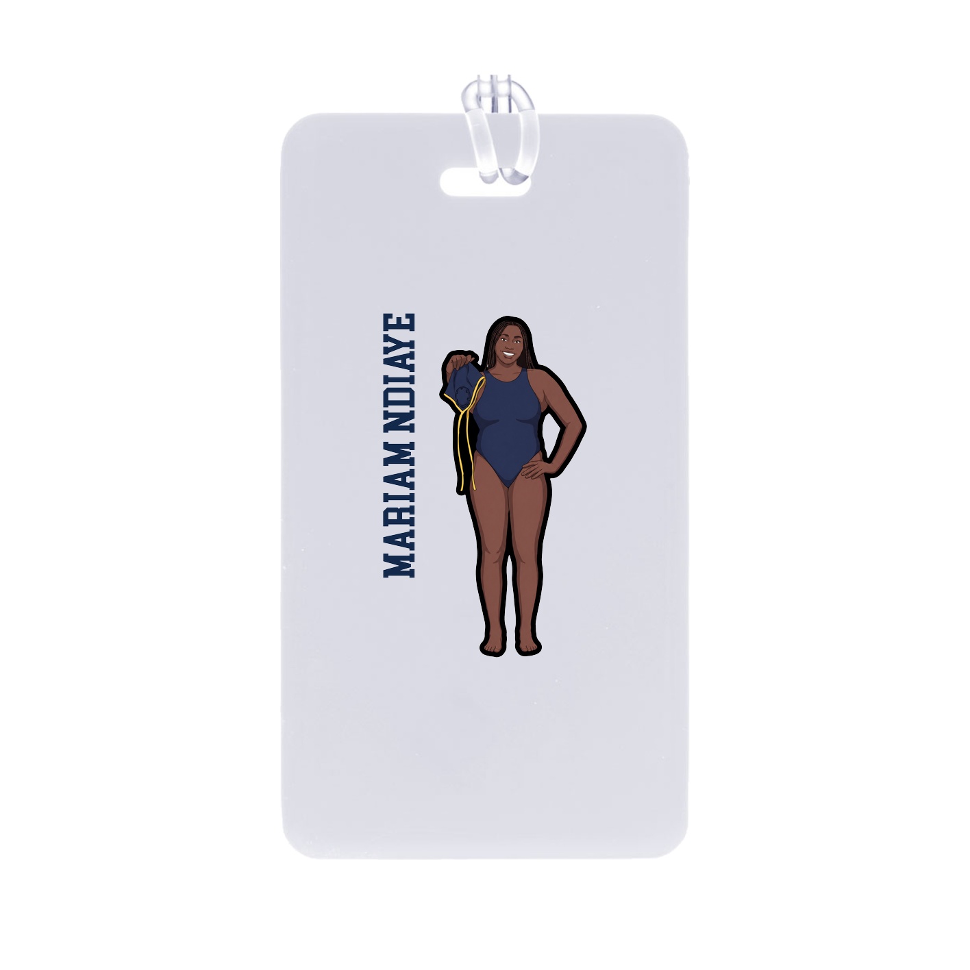 Bag Tag — Name Vertical in Classic