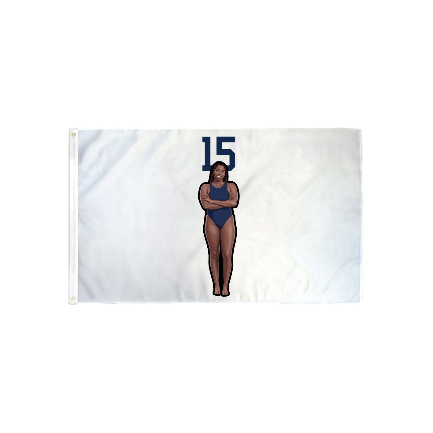 3x5 Flag — Number Top in Classic