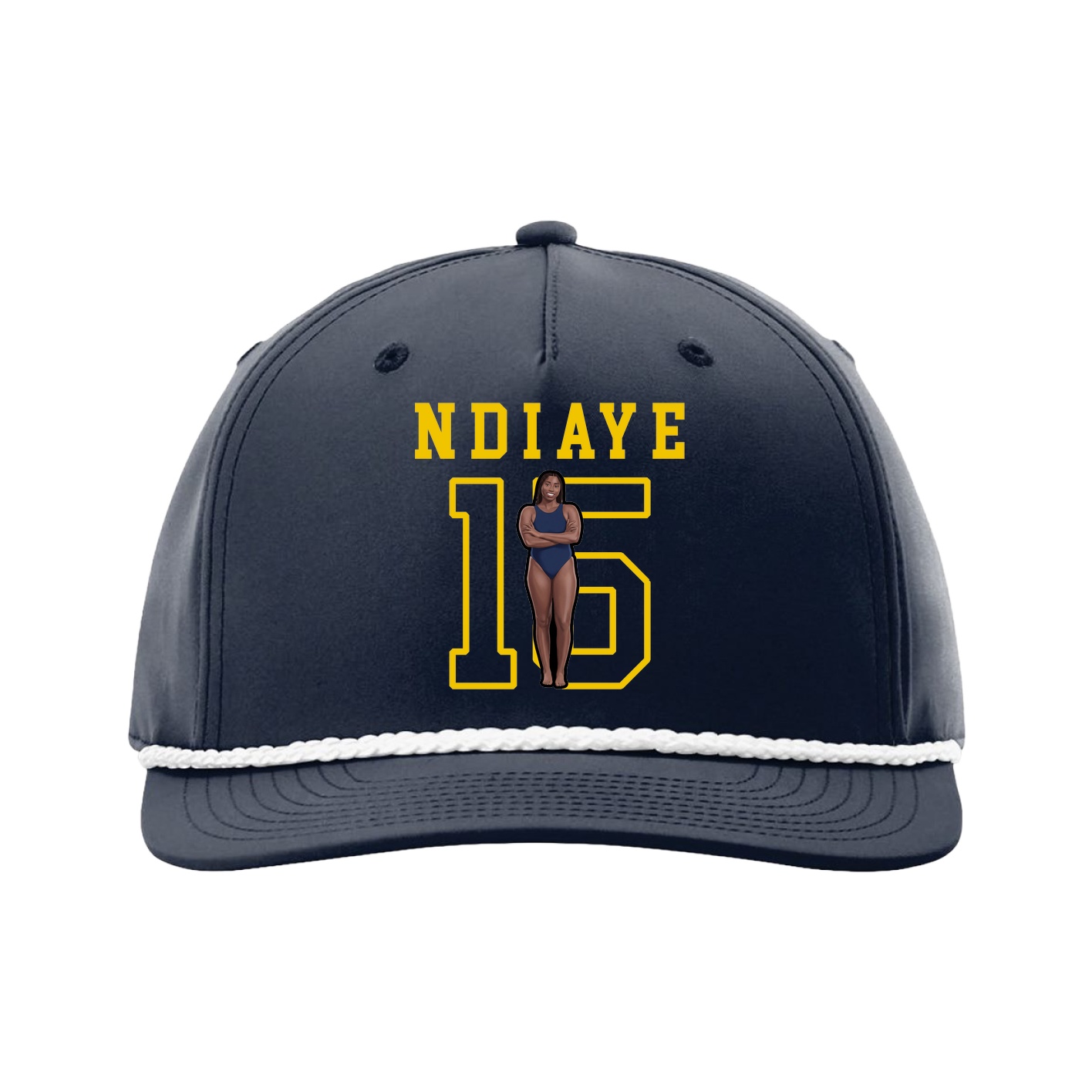 Five-Panel Classic Rope Cap — Shirsey in Navy