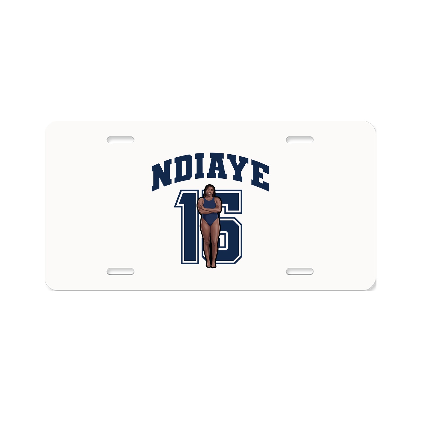License Plate — Number in Classic