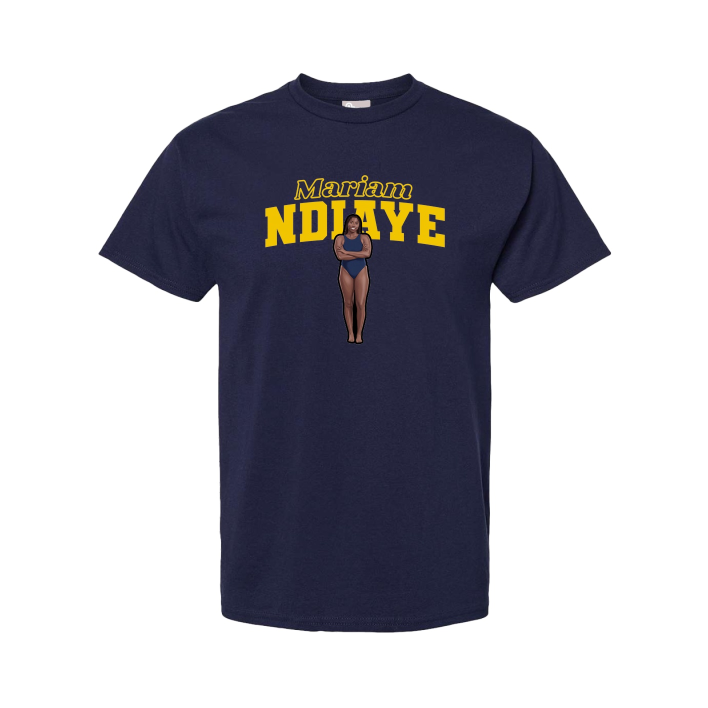 Tee — Name Arch in Navy
