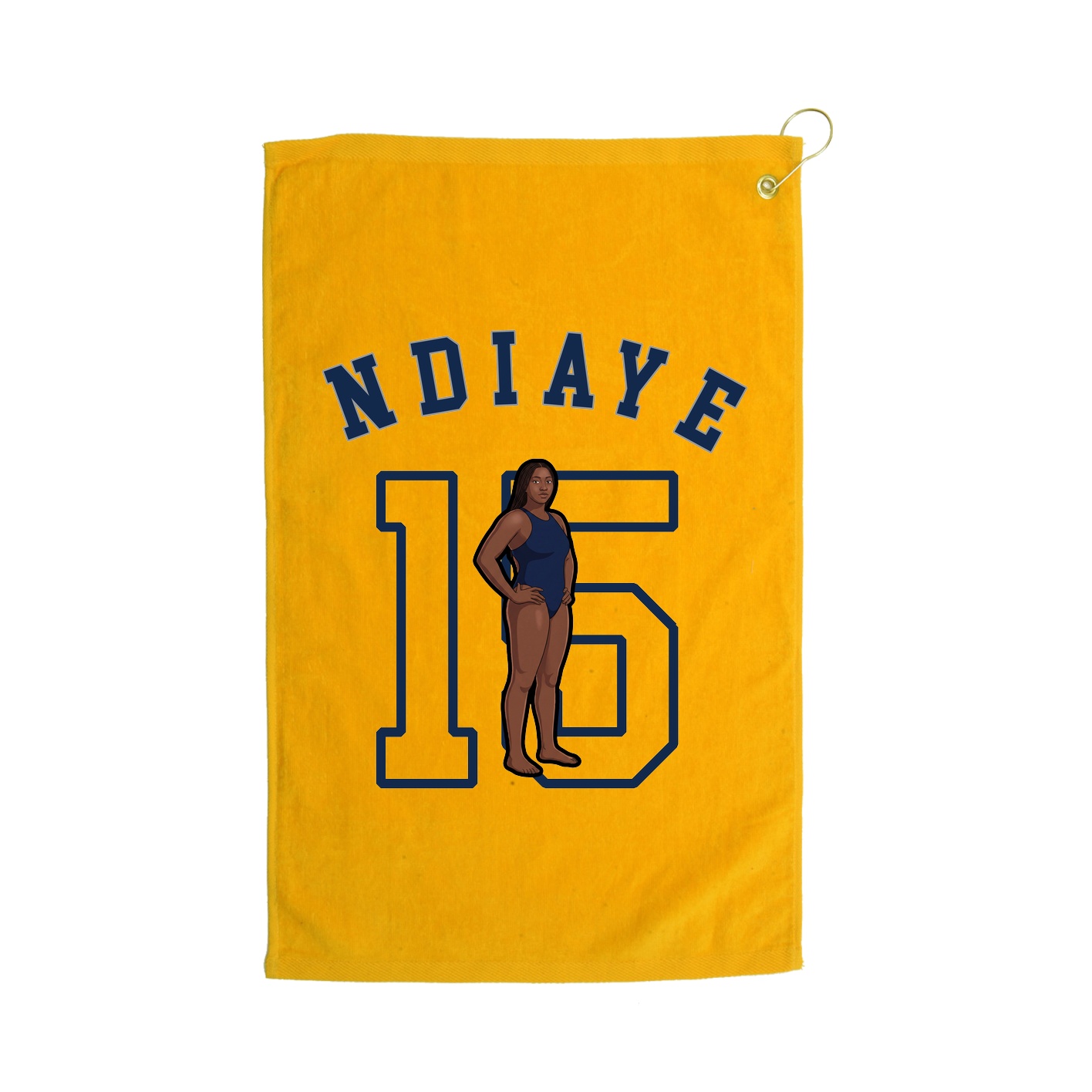 Golf Towel — Shirsey Arch in Gold