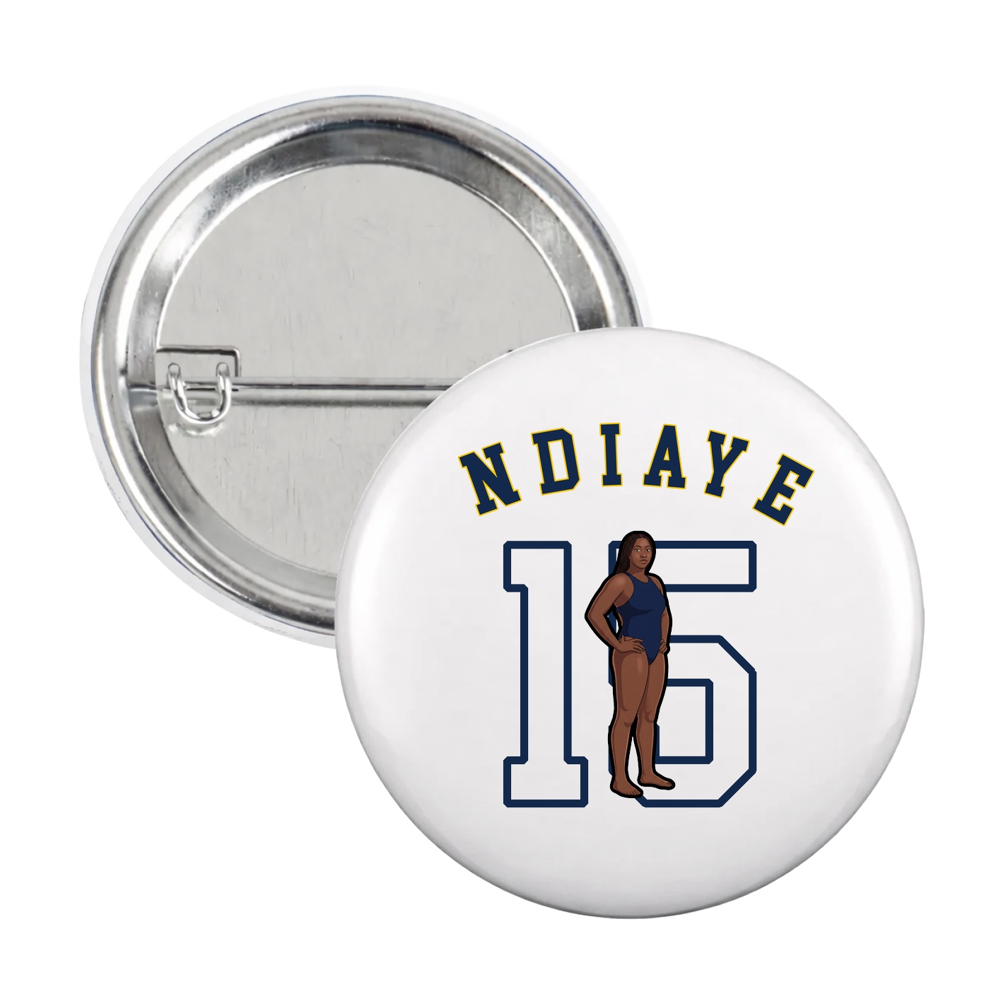 Game Day Button — Shirsey Arch in White