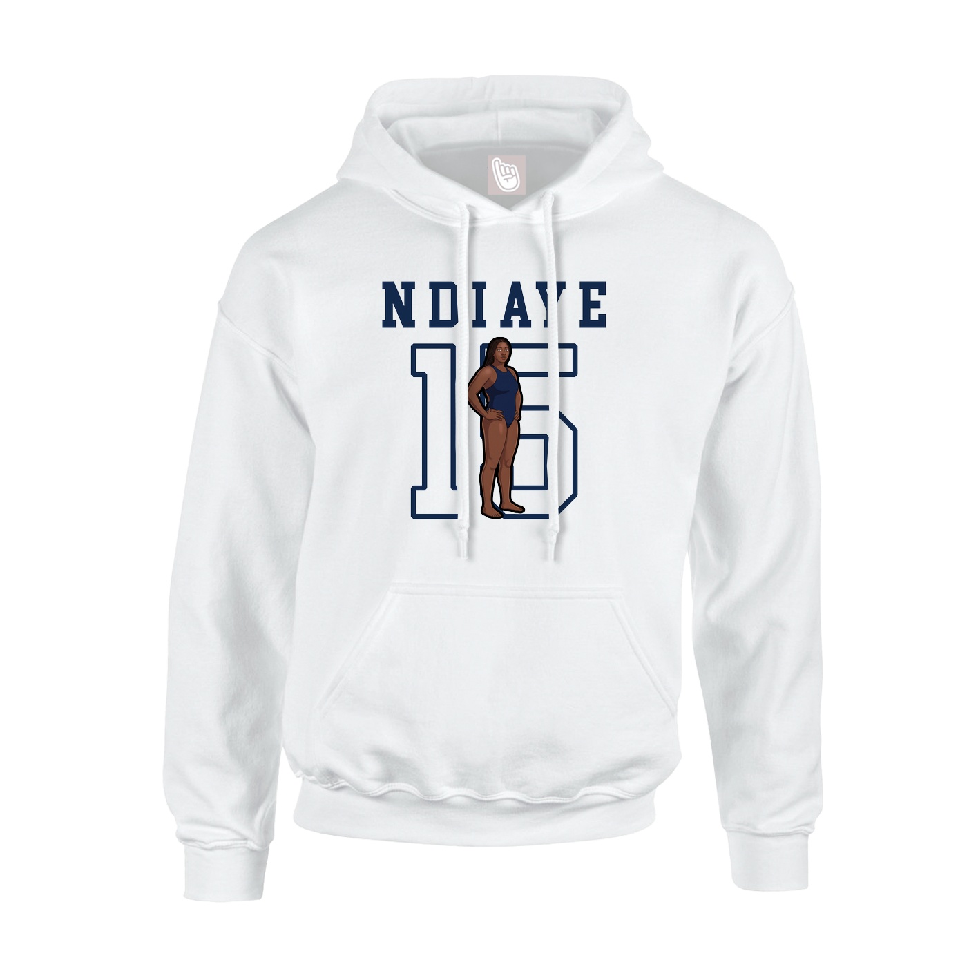 Youth Hoodie — Shirsey in White