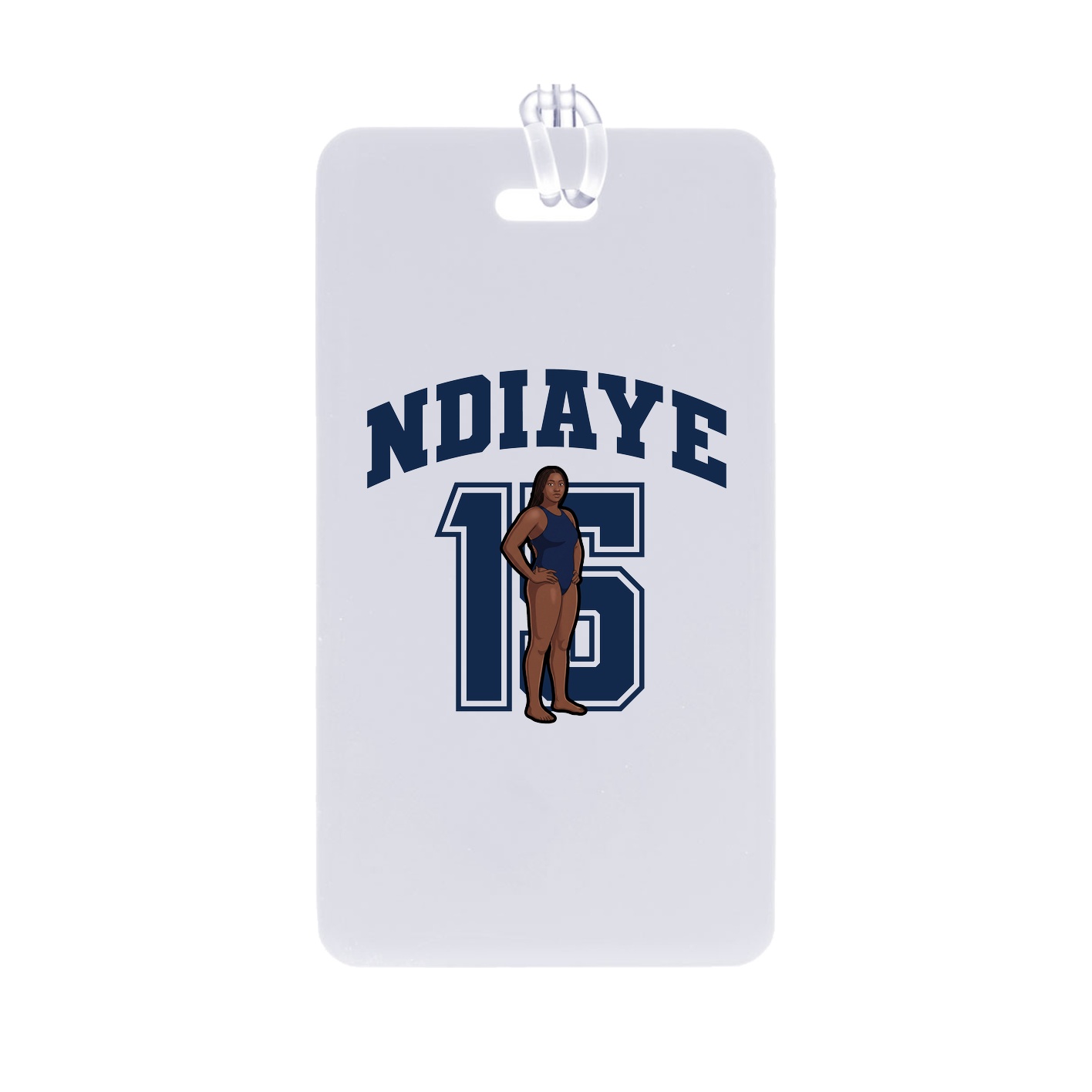 Bag Tag — Number in Classic