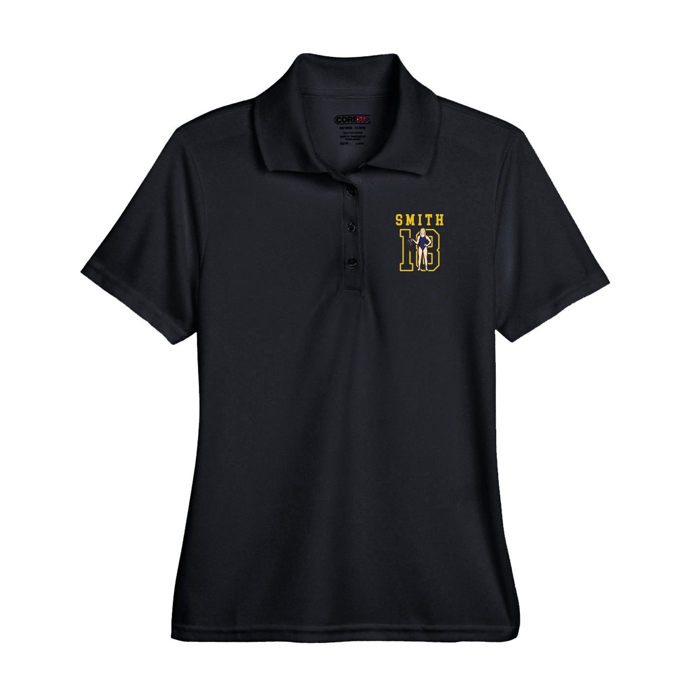 Performance Polo — Shirsey in Black
