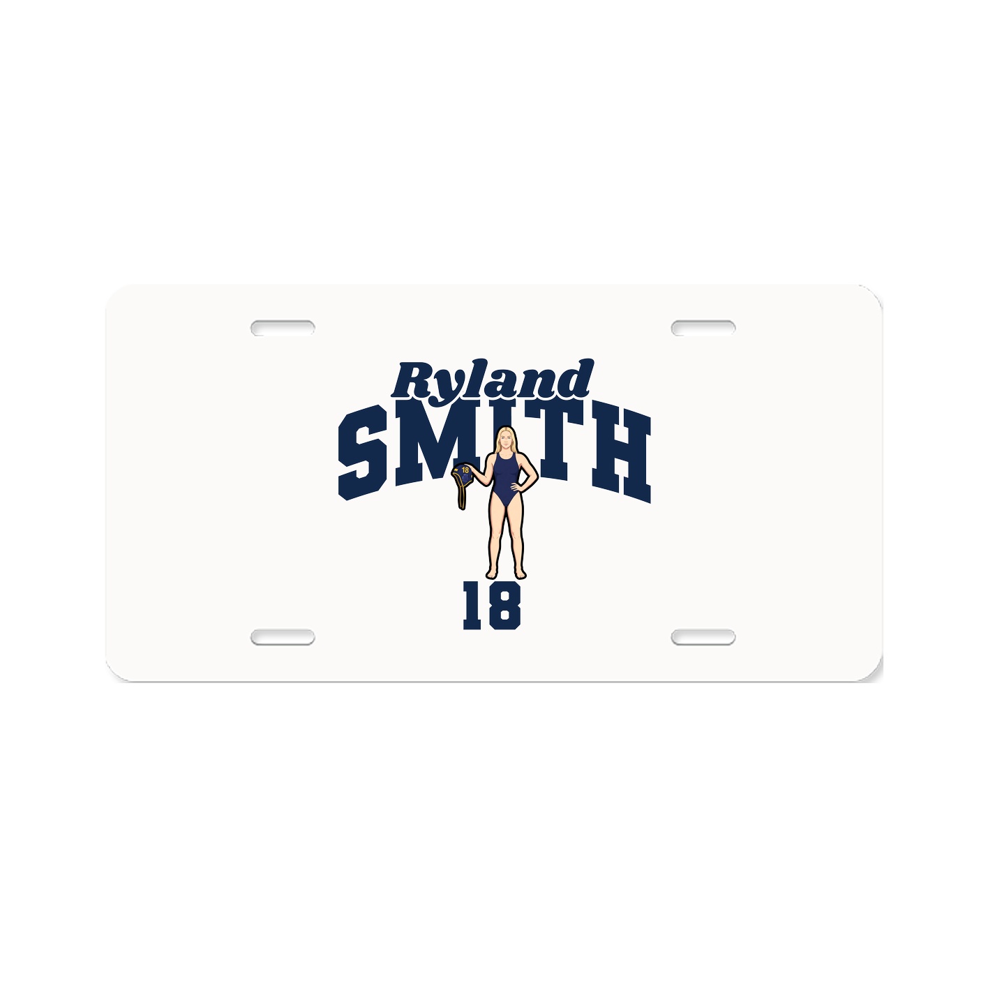 License Plate — Signature Arch in Classic