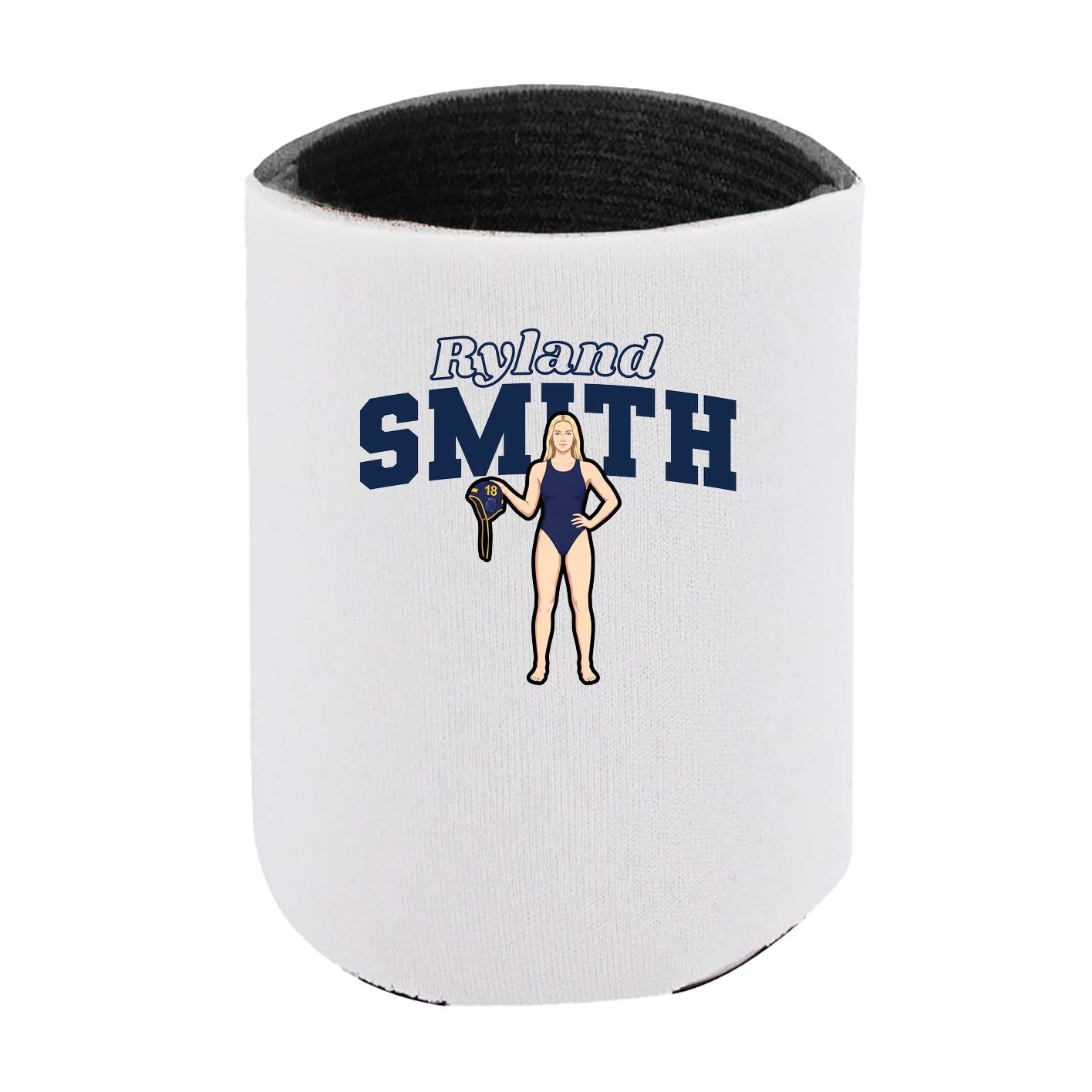 Can Holder — Name Arch in White