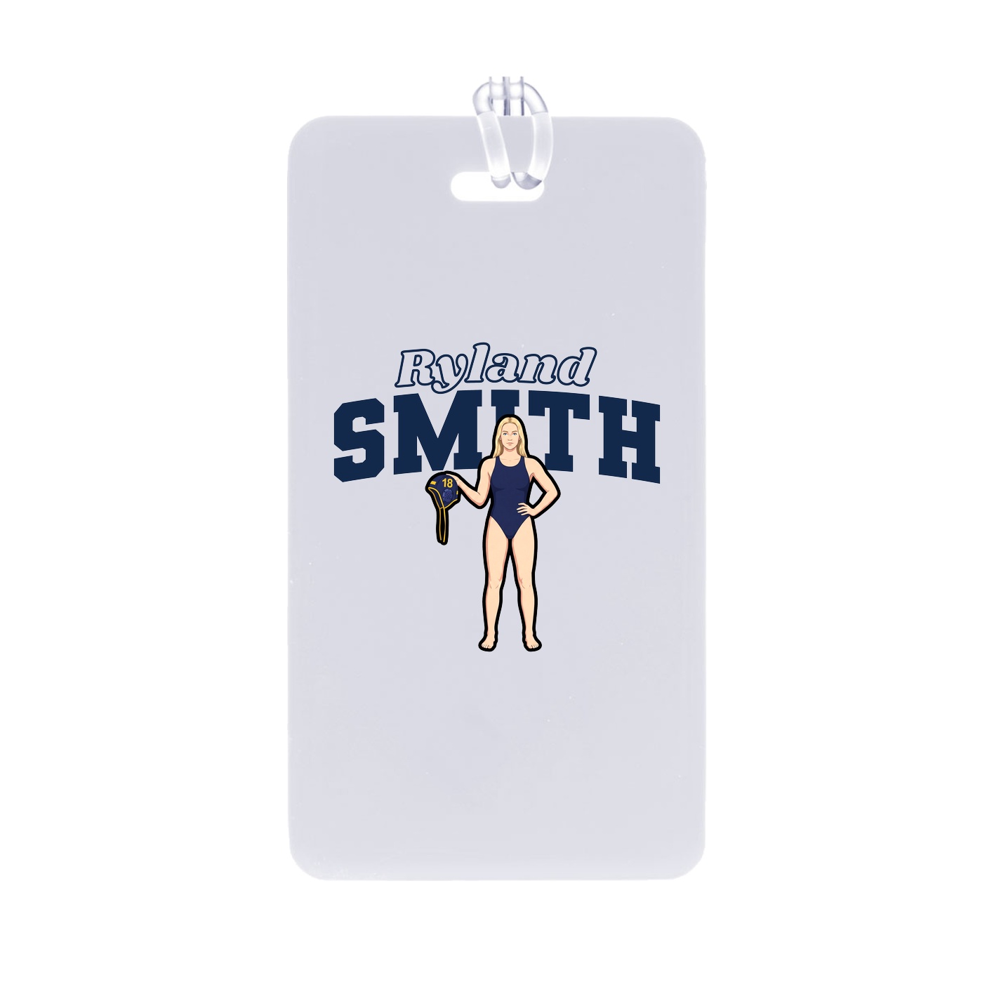 Bag Tag — Name Arch in Classic