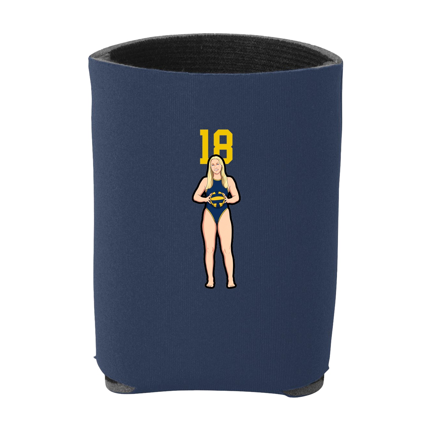 Can Holder — Number Top in Navy