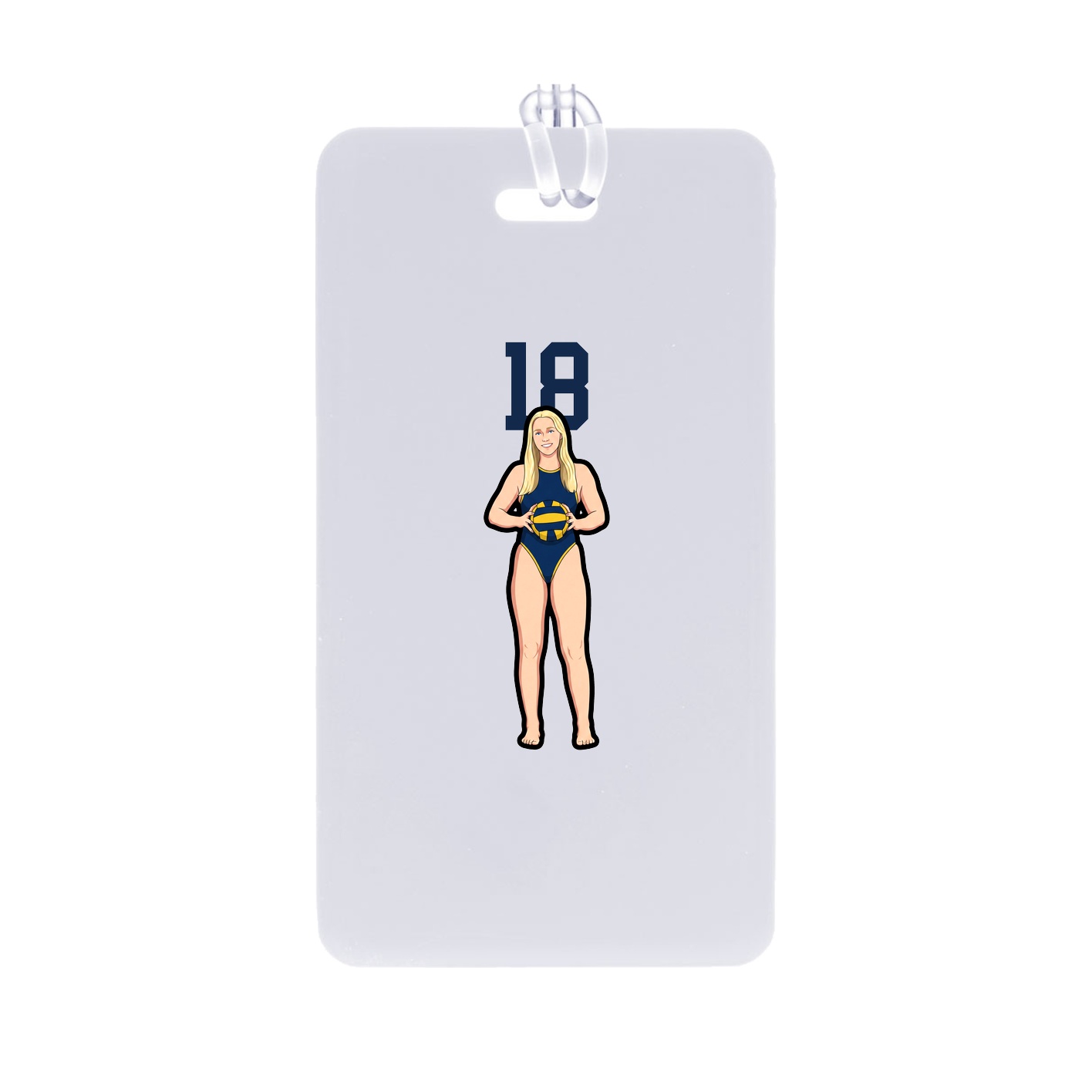 Bag Tag — Number Top in Classic