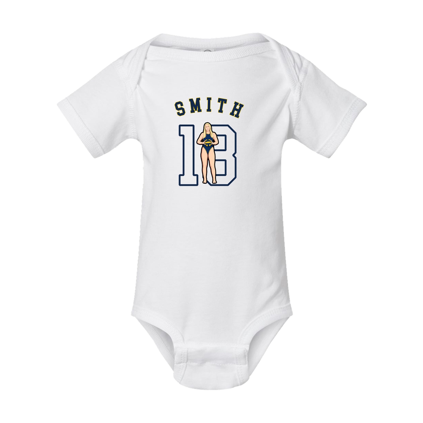 Baby Onesie — Shirsey Arch in White