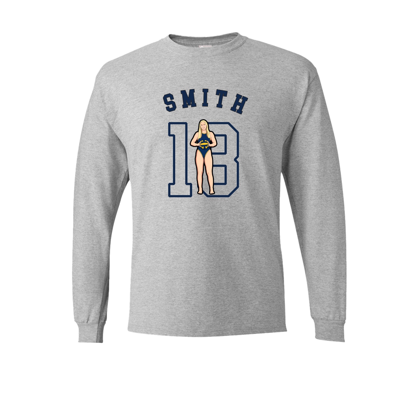 Long Sleeve Tee — Shirsey Arch in Grey
